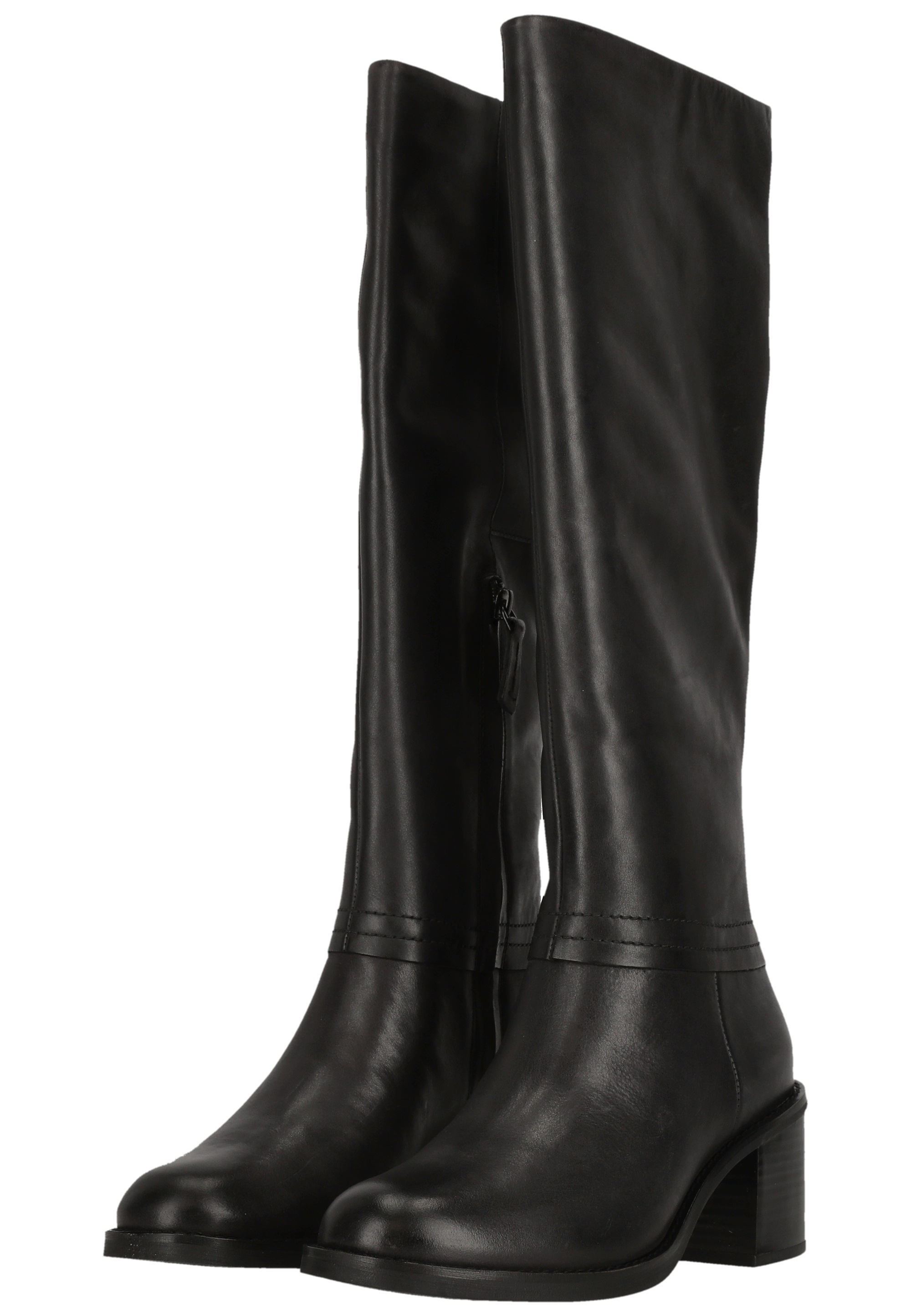Stiefel CLARKS "Chamberly High", Damen, Gr. 41, schwarz, Leder, Schuhe Stiefel, für elegante Alltags- und Abendlooks 3