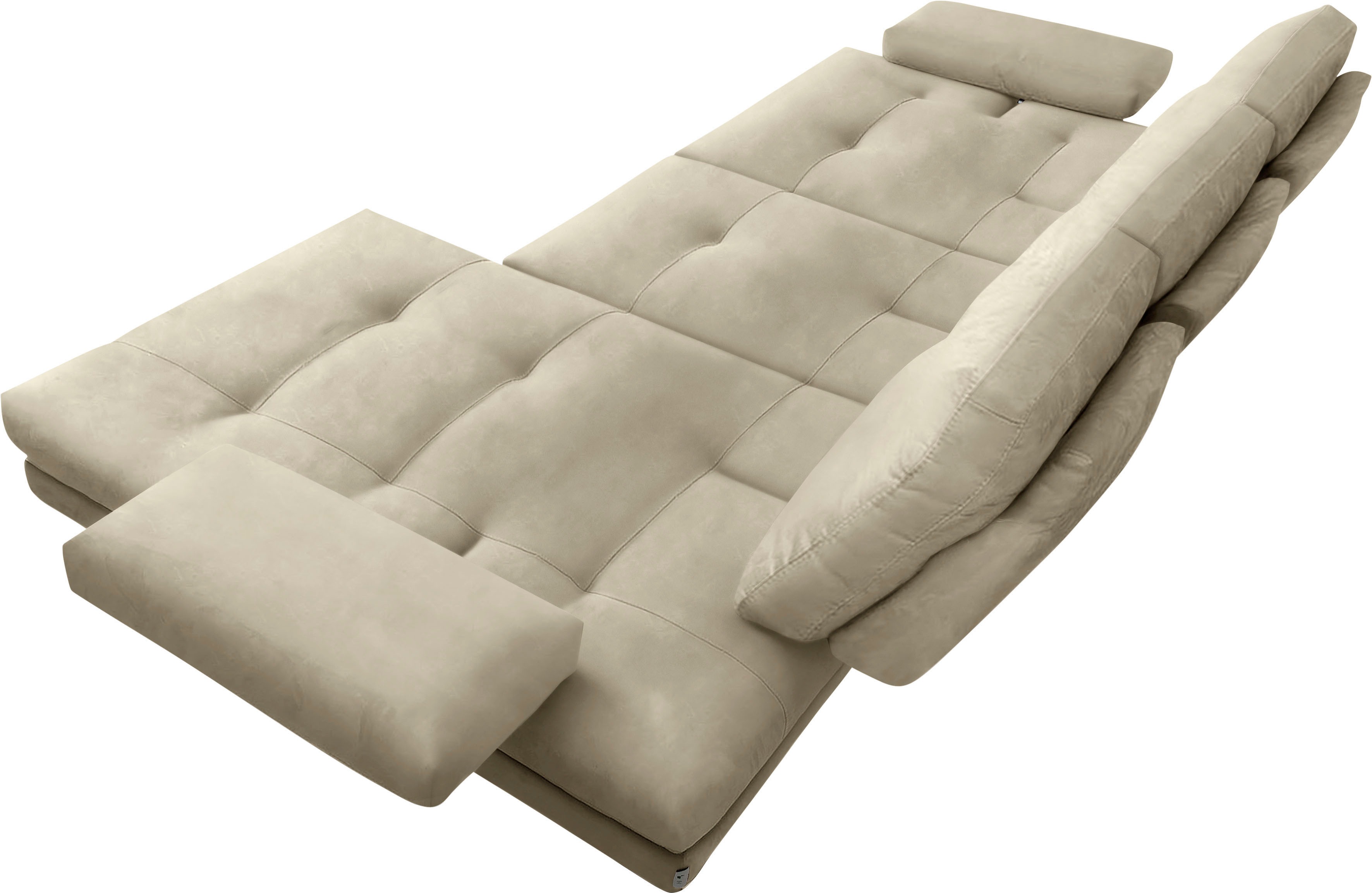 Thumbnail - CALIA ITALIA Ecksofa "Toby Wing, Komfortsofa der Extraklasse, bequem, L-Form" inklusive Sitztiefenverstellung, Füße in s...