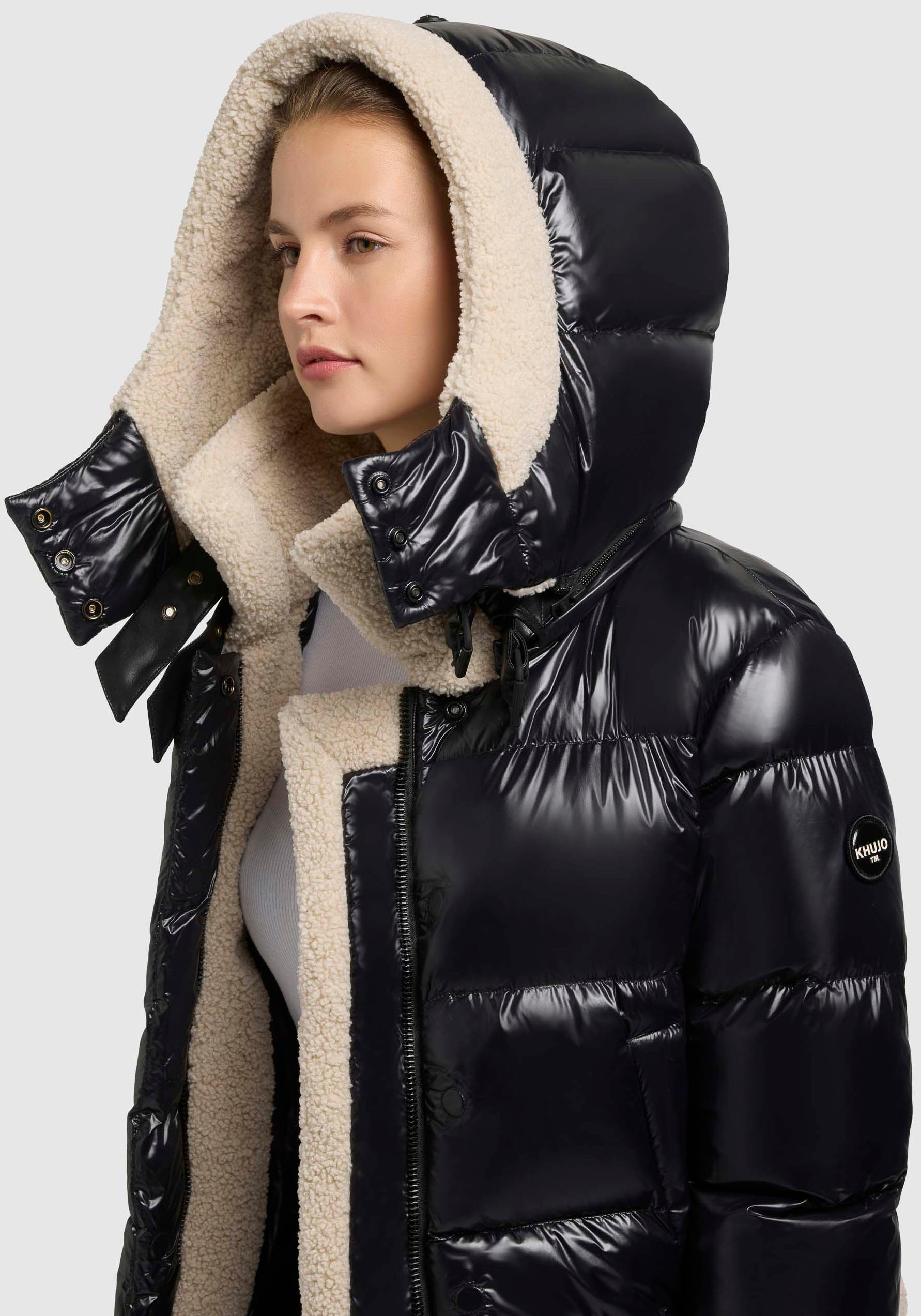 khujo Steppjacke »NESSIE«, mit Kapuze