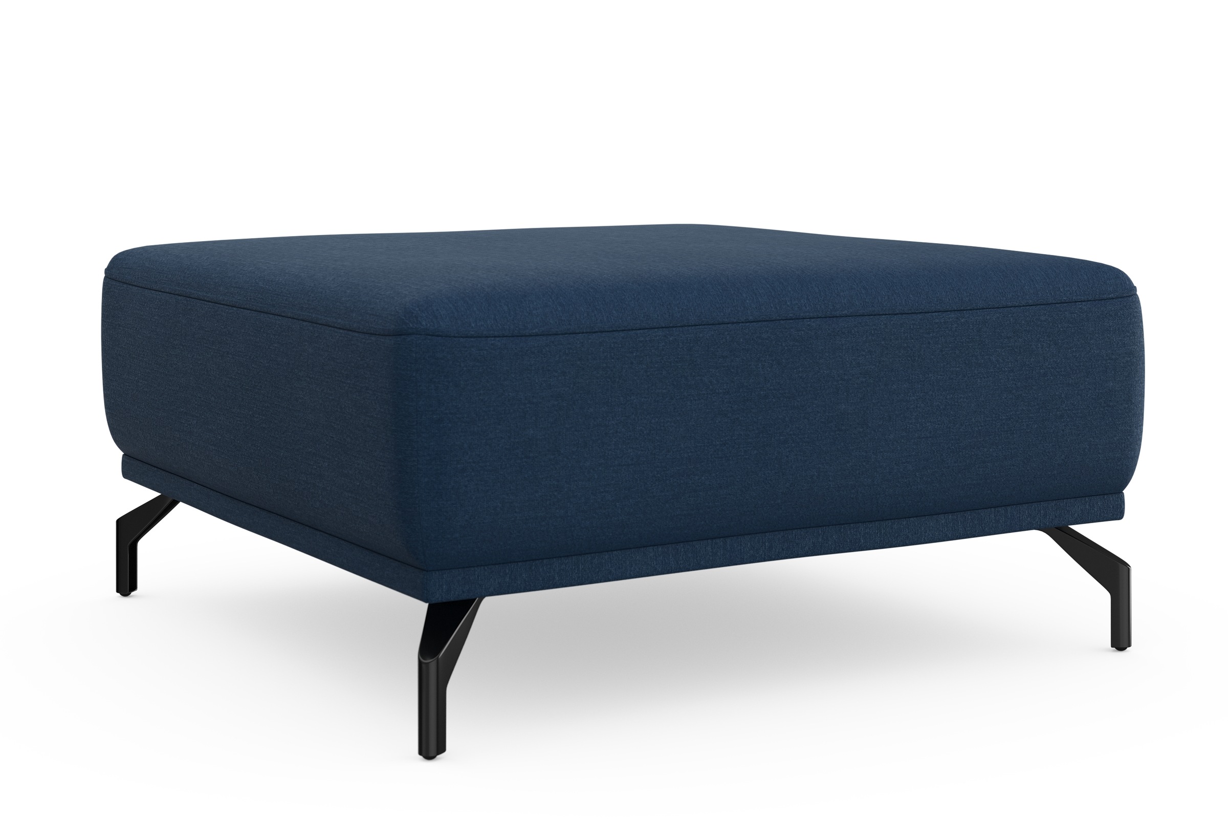 sit&more Hocker »Bailando«, mit Federkern und schwarzen, matten Metallfüßen