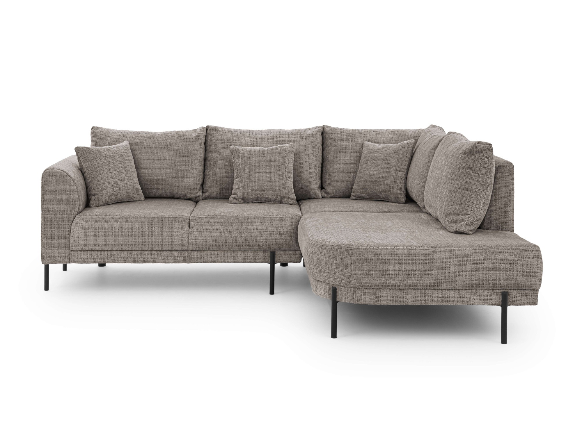 Home affaire Ecksofa "NELLIA L-Form mit Ottomane rechts oder links bestellb günstig online kaufen