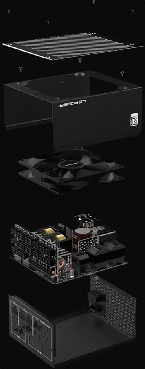 LC-Power Netzteil »LC1200P2 V3.1 1200 W«