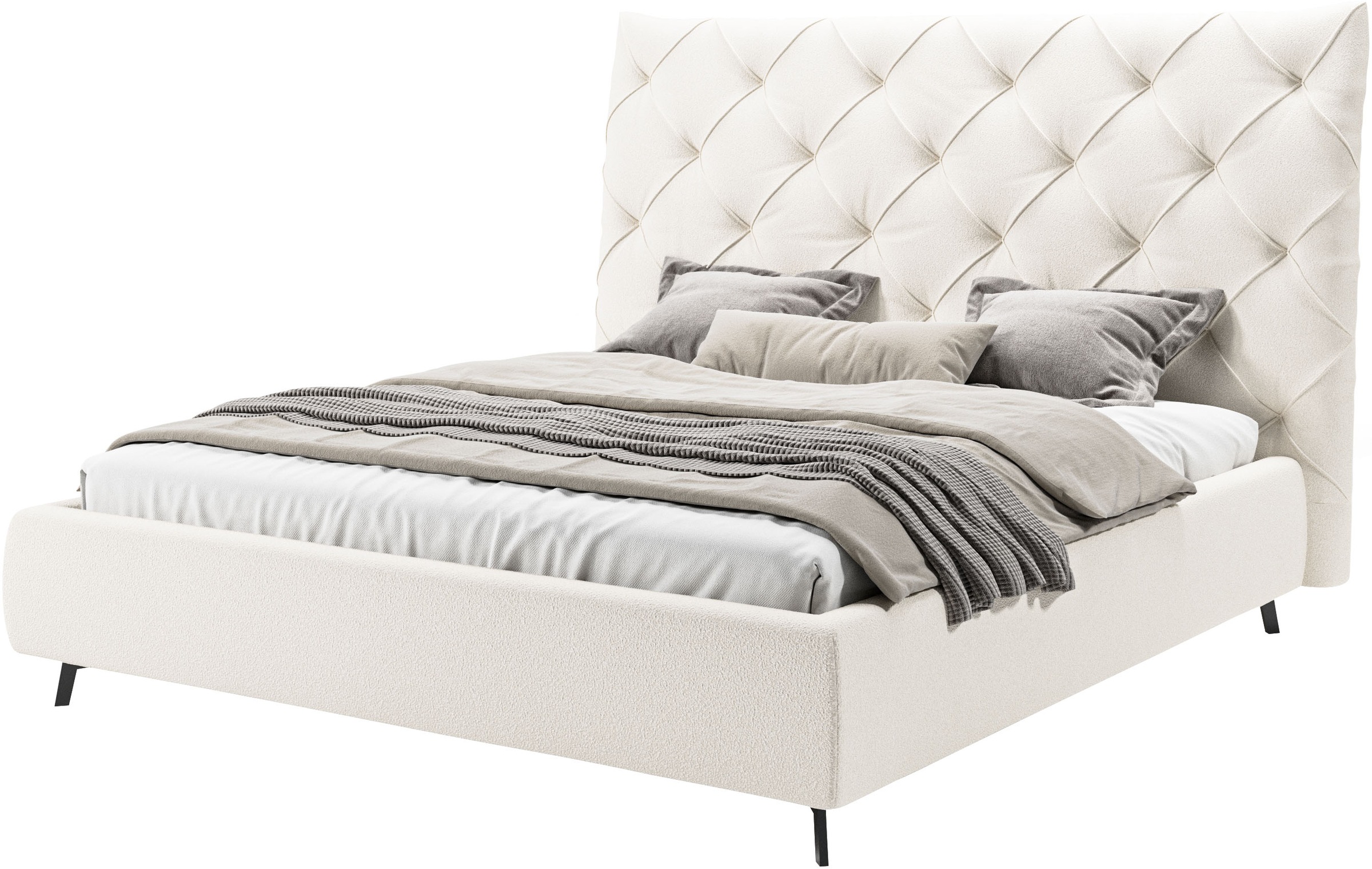 Home affaire Polsterbett "Maxime, in 4 Breiten bis 200cm, auch in Leder" Ko günstig online kaufen