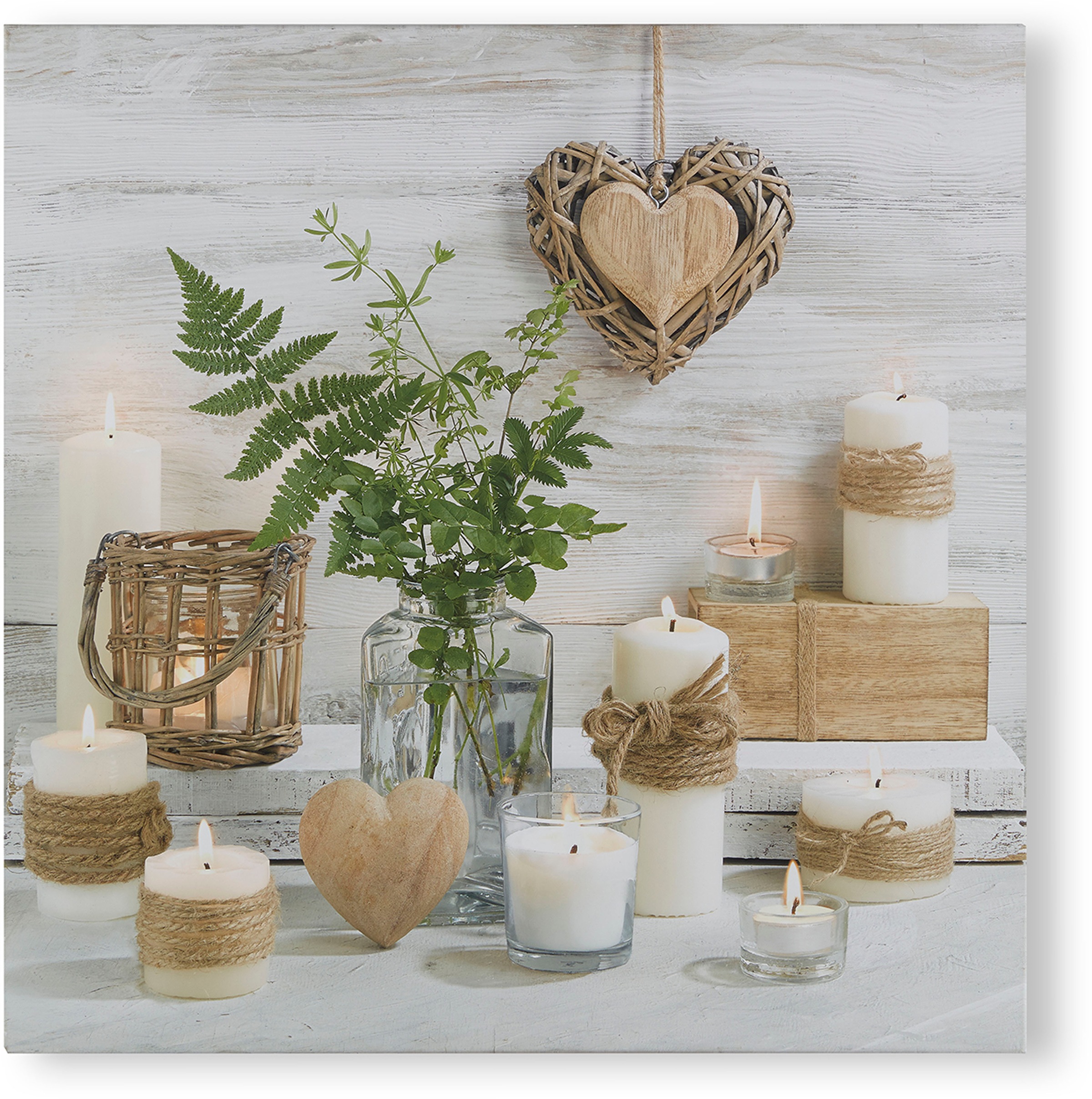 Art for the home LED-Bild "Harmony LED" Modern  Zen 1 Stk. tlg. LED-Leinwan günstig online kaufen