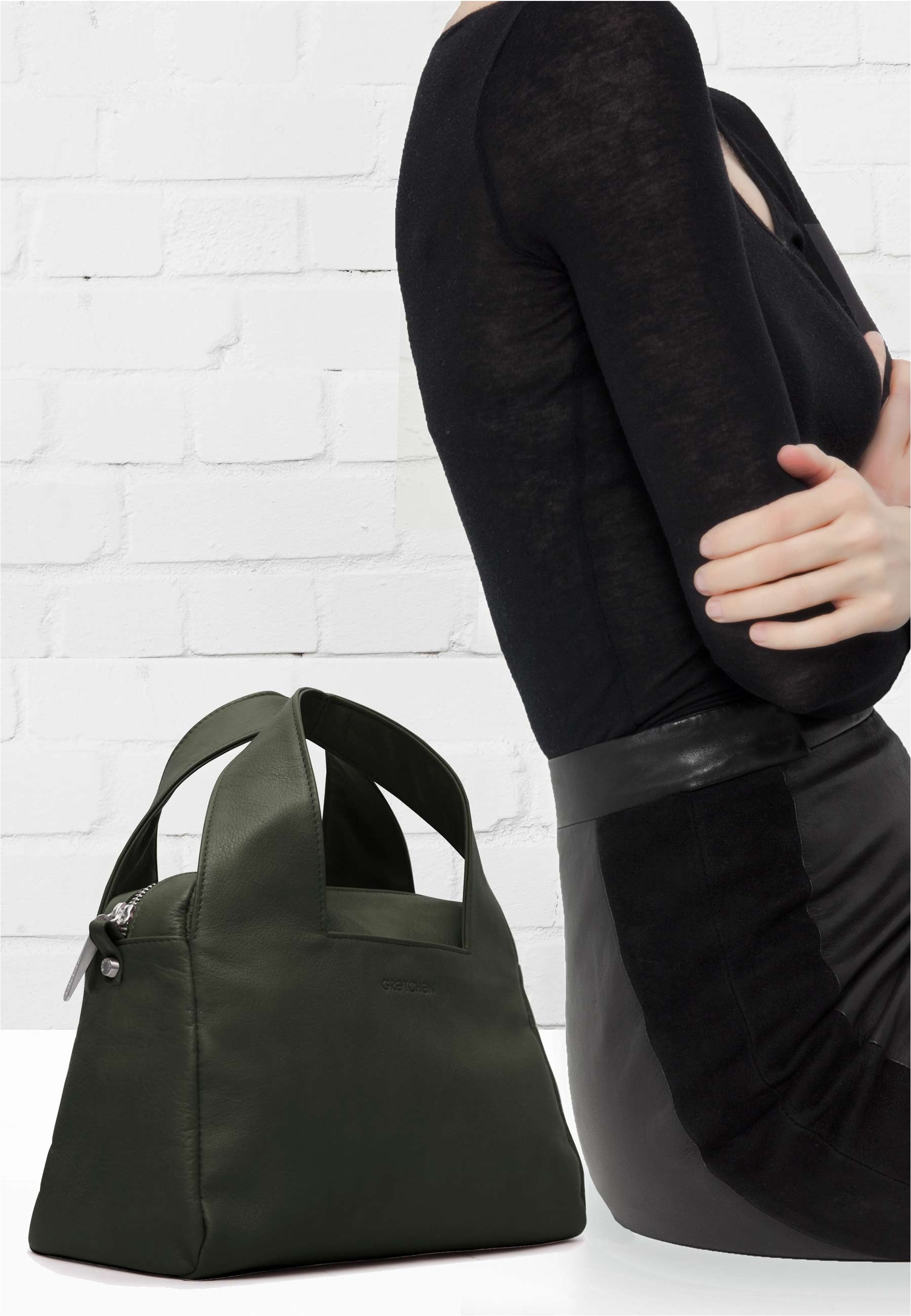 GRETCHEN Henkeltasche »Ruby Tote Three« aus italienischem Kalbsleder