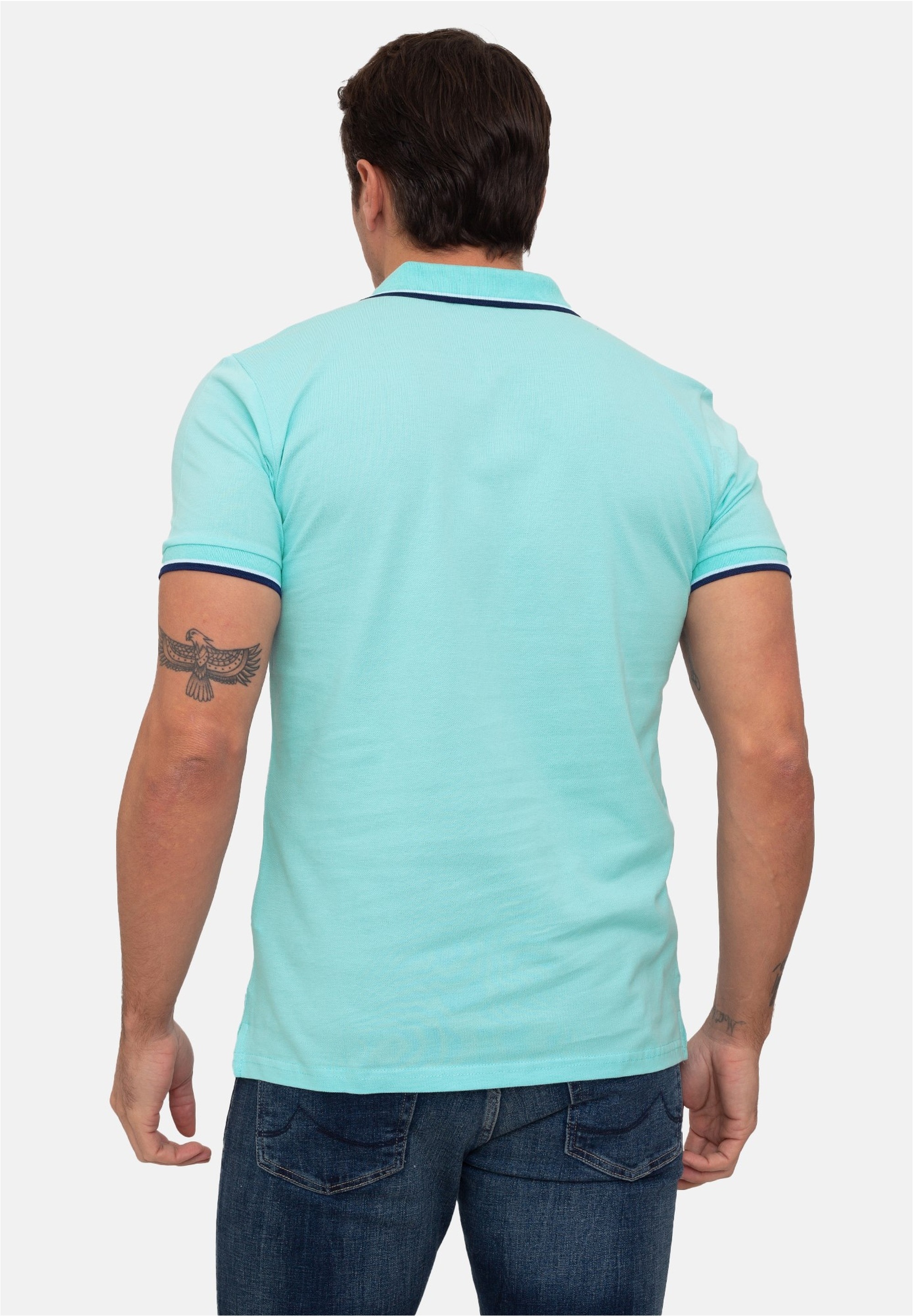 SIR RAYMOND TAILOR Poloshirt, mit klassischem Kragen und kurzer Knopfleiste
