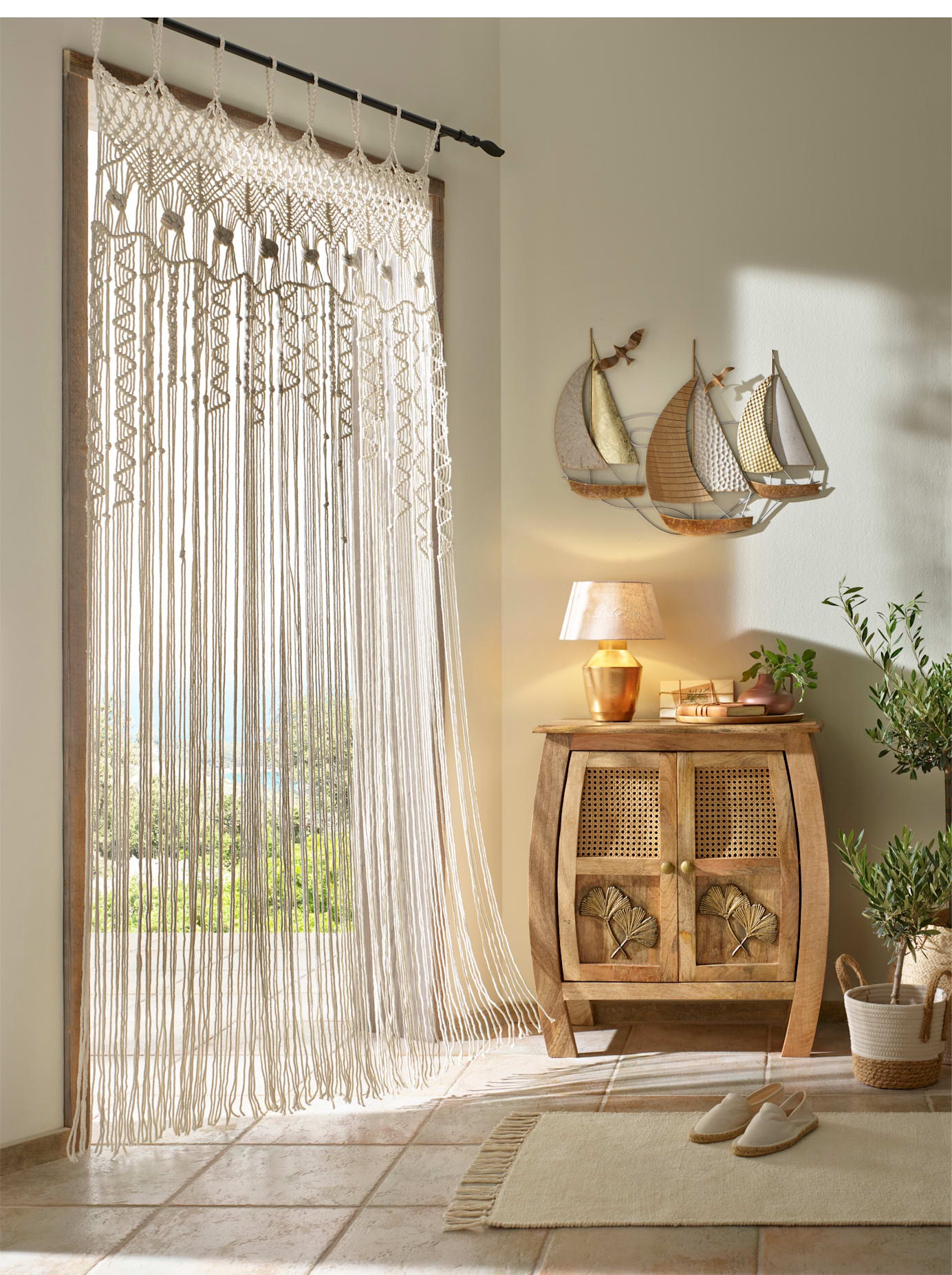 heine home Gardine Stangendurchzug 1 Stk. tlg. günstig online kaufen