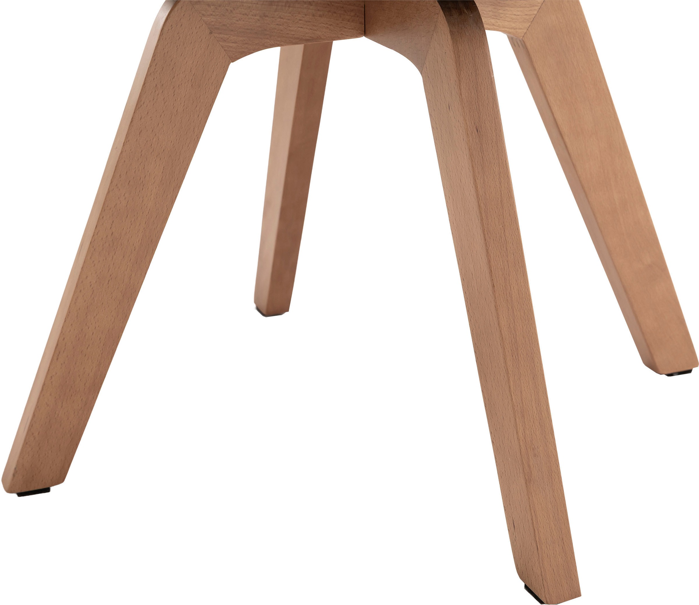 byLIVING Esszimmerstuhl »Tony«, (Set), 2 St., Webstoff, mit Massivholzgestell eichefarbig, 360 Grad drehbar, hoher Sitzkomfort
