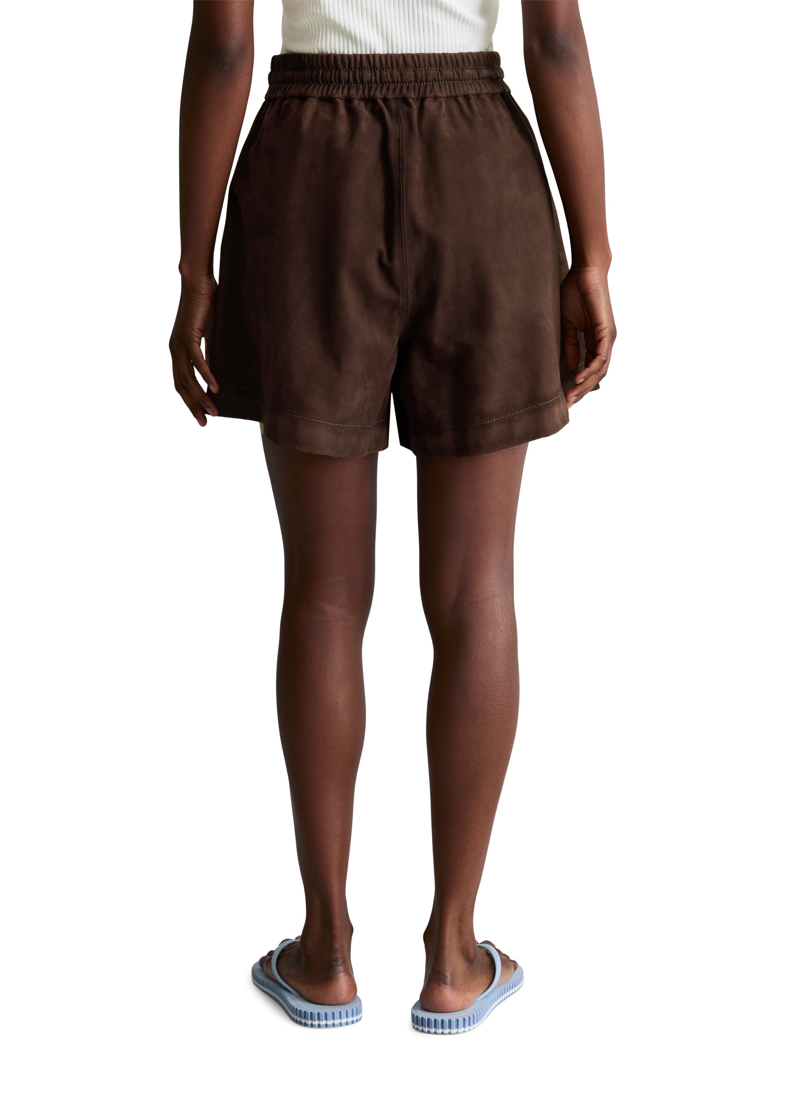 Marc O'Polo DENIM Shorts »aus weichem Ziegenveloursleder«