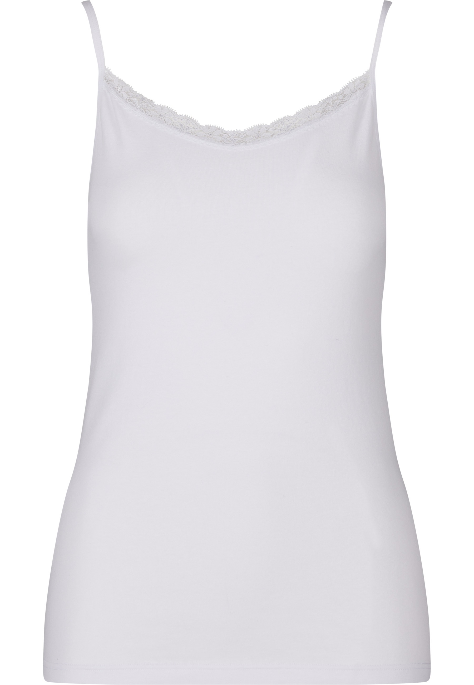 URBAN CLASSICS Achseltop »Urban Classics Ladies Basic Tank Top Cotton Lace 2-Pack«