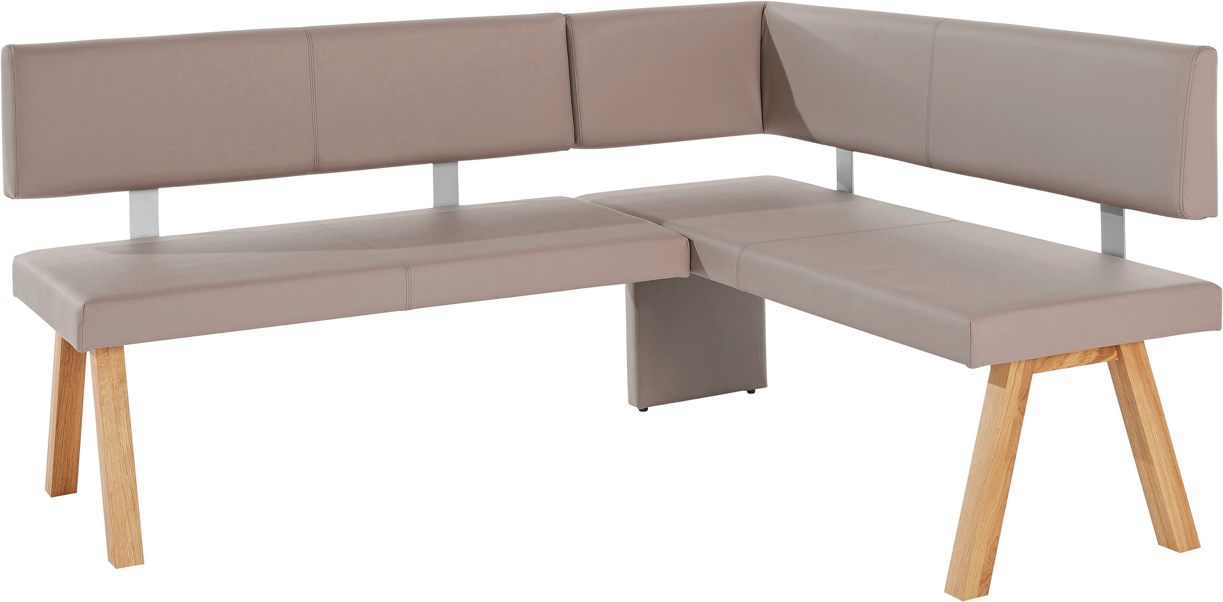 Thumbnail - OTTO home Eckbank "Rio" Massivholz in Eiche geölt, Esszimmerbank bequem gepolstert