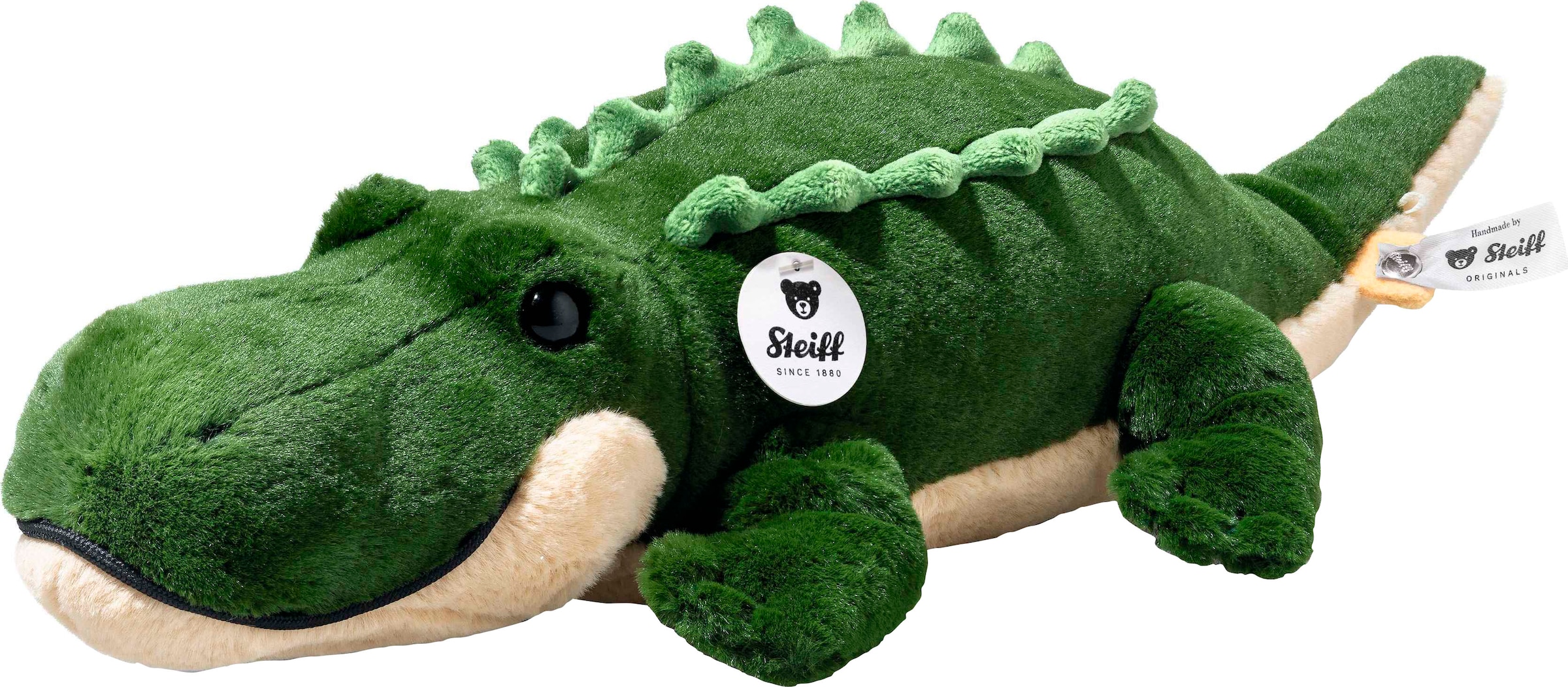 Steiff Kuscheltier »Rocko Krokodil, 40 cm«, aus recycelten PET Flaschen