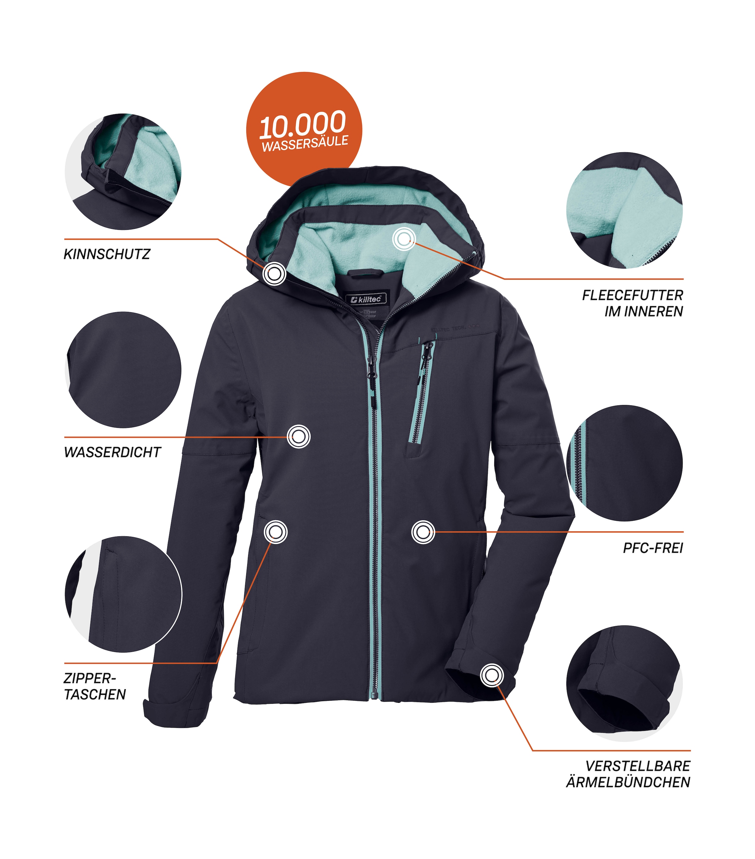 Killtec Outdoorjacke »KOW 169 GRLS JCKT«