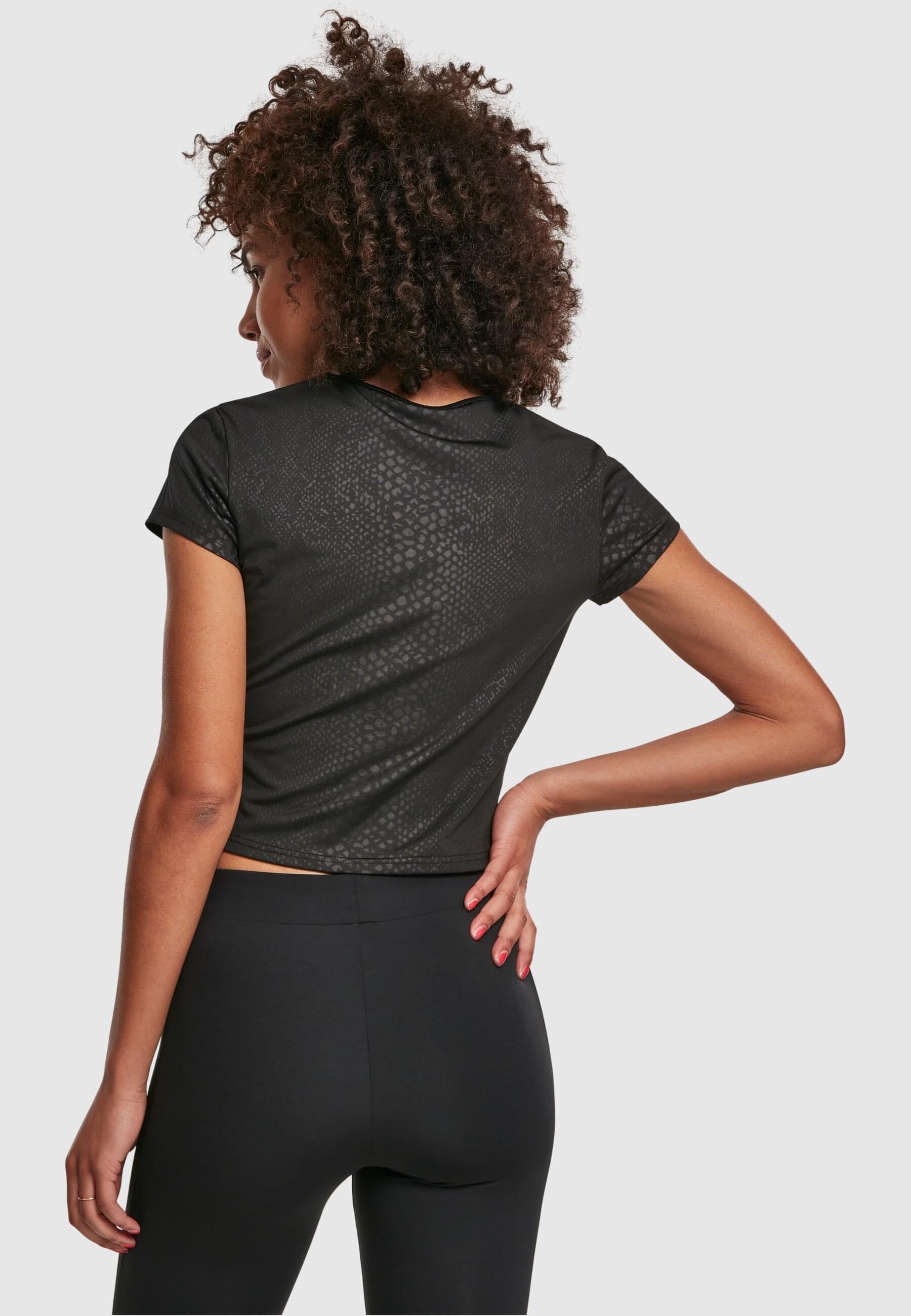 URBAN CLASSICS Strandshirt »Damen Ladies Stretch Pattern Cropped Tee«, (1  tlg.) online bestellen | BAUR