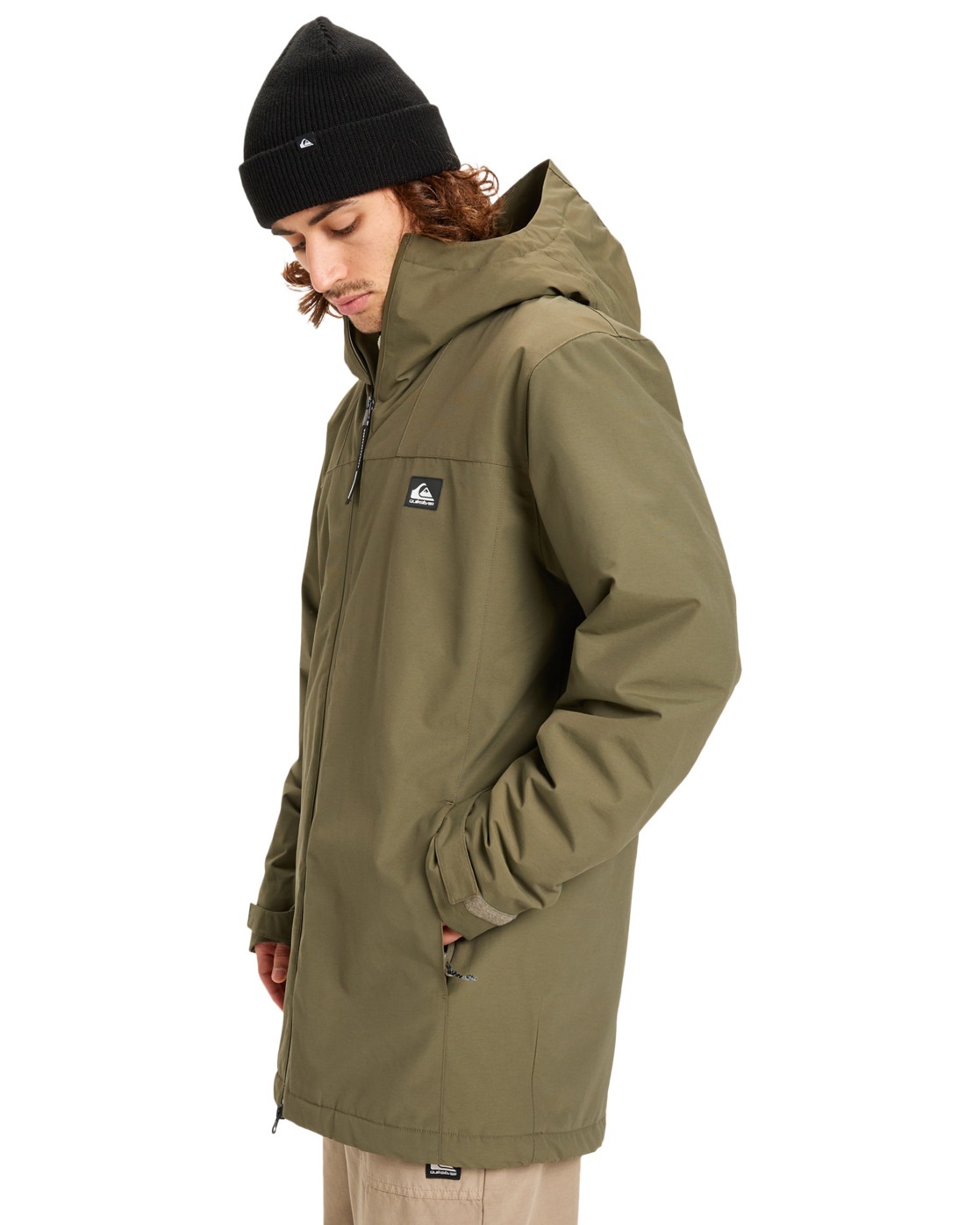Thumbnail - Quiksilver Regenjacke "Overcast 3K Parka" mit Kapuze