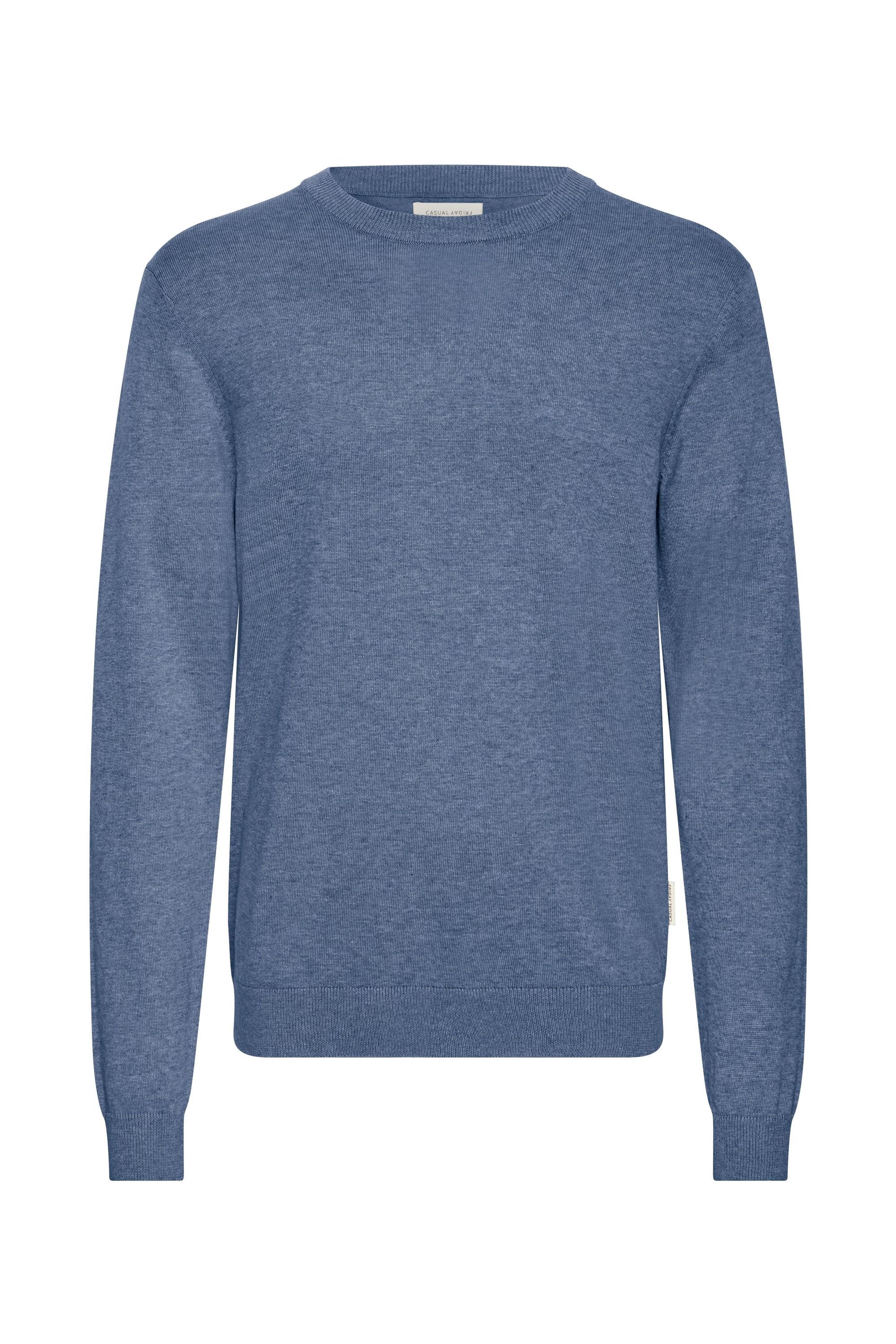 Casual Friday Strickfleece-Pullover "Strickpullover CFBells"