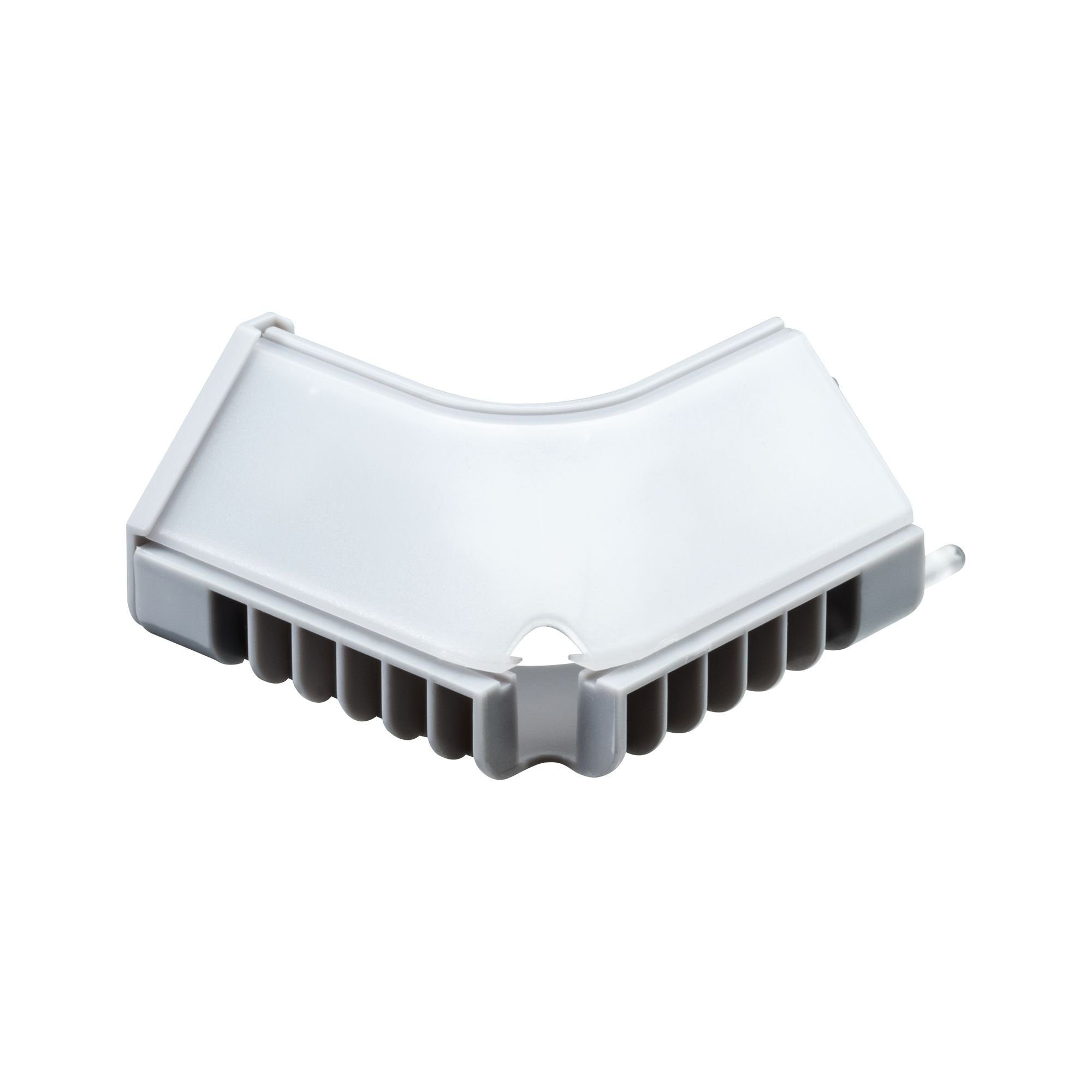 LED-Streifen Corner Profil Inside Edge 2er Pack Grau, Kunststoff Grau, Kunststoff