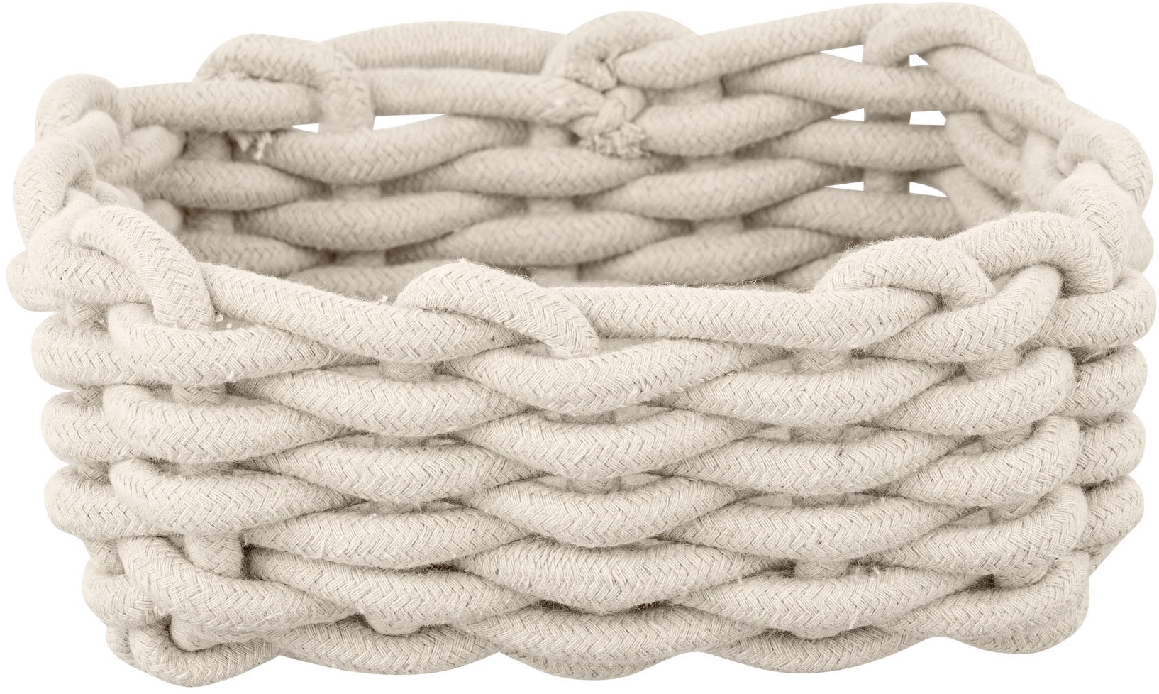 SCHÖNER WOHNEN-Kollektion Aufbewahrungskorb »»Melara««, (Set, 2 St.), Badkörbe aus Cotton Rope zur Aufbewahrung von Badutensilien, 2 Größen