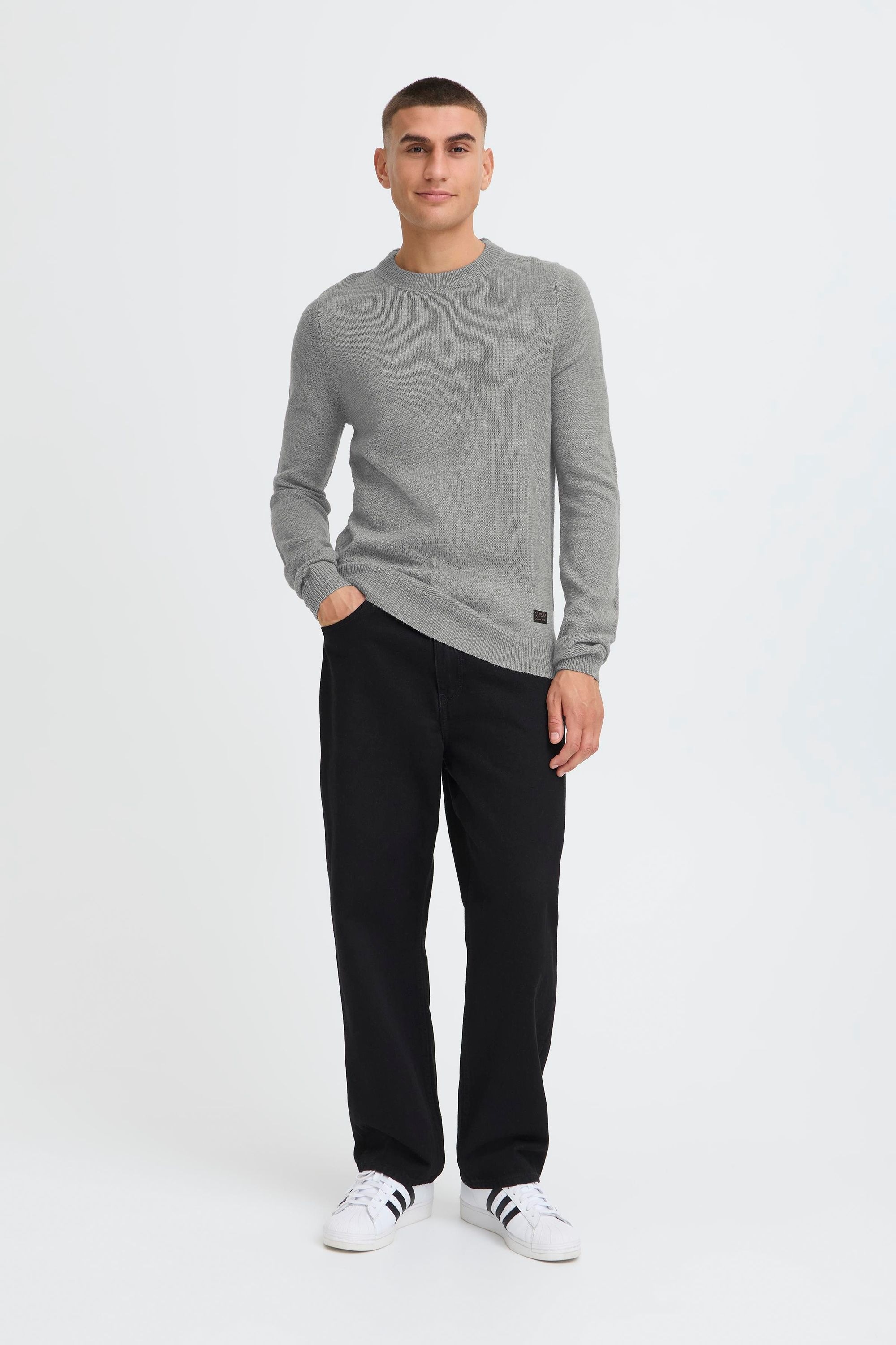 Solid Strickfleece-Pullover "Strickpullover SDBABAK" günstig online kaufen