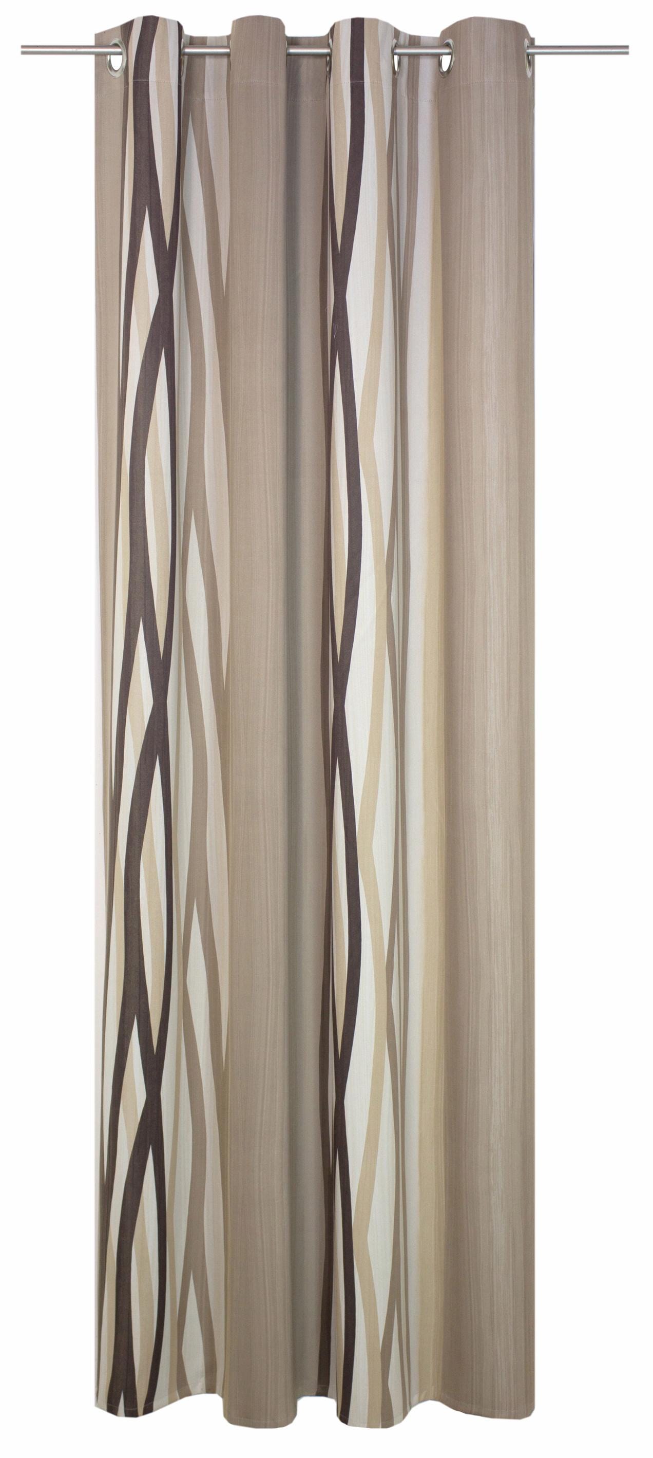 Wirth Vorhang "Brooklyn" Ösen 1 Stk. tlg. günstig online kaufen