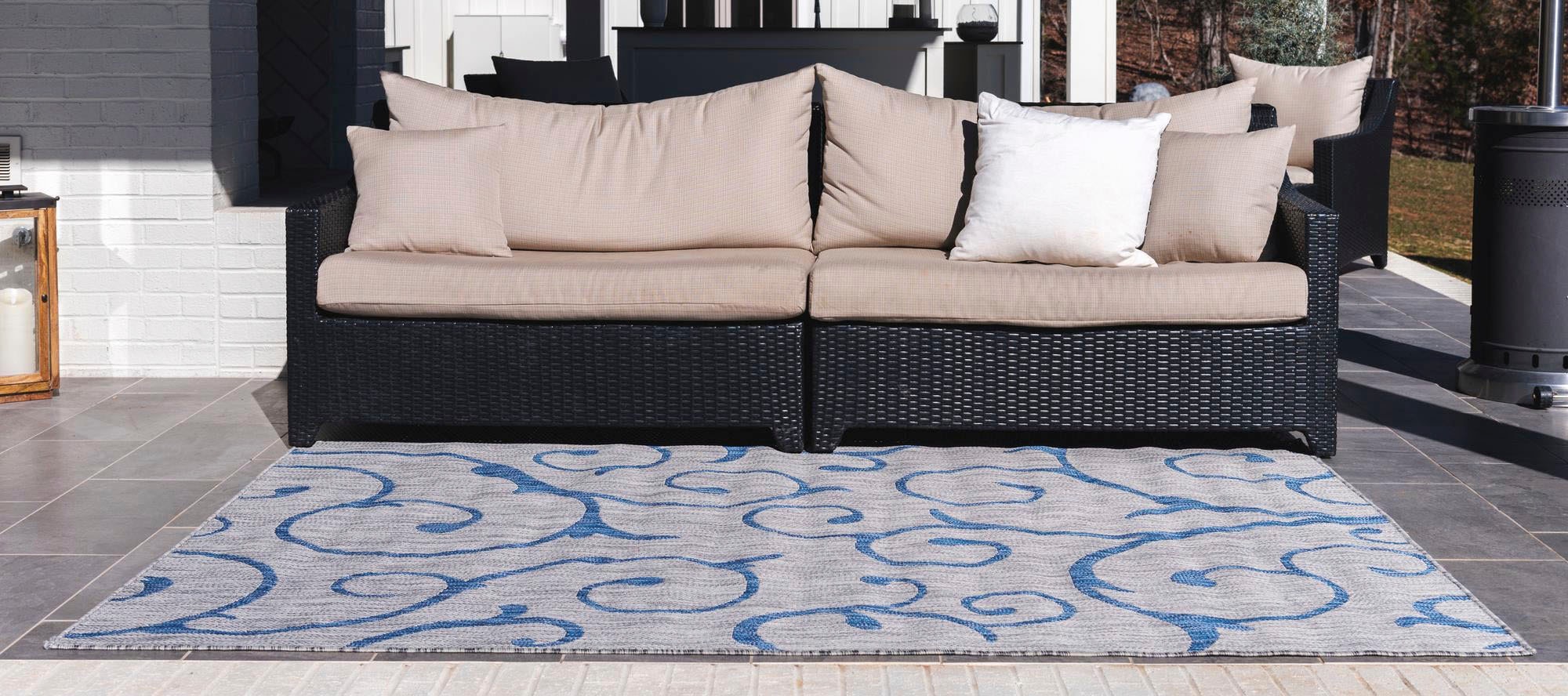 Myflair Möbel & Accessoires Teppich »Outdoor Beauties Lagerräumung«, rechteckig, 4 mm Höhe, In- und Outdoor geeignet, ideal im Wohnzimmer & Schlafzimmer