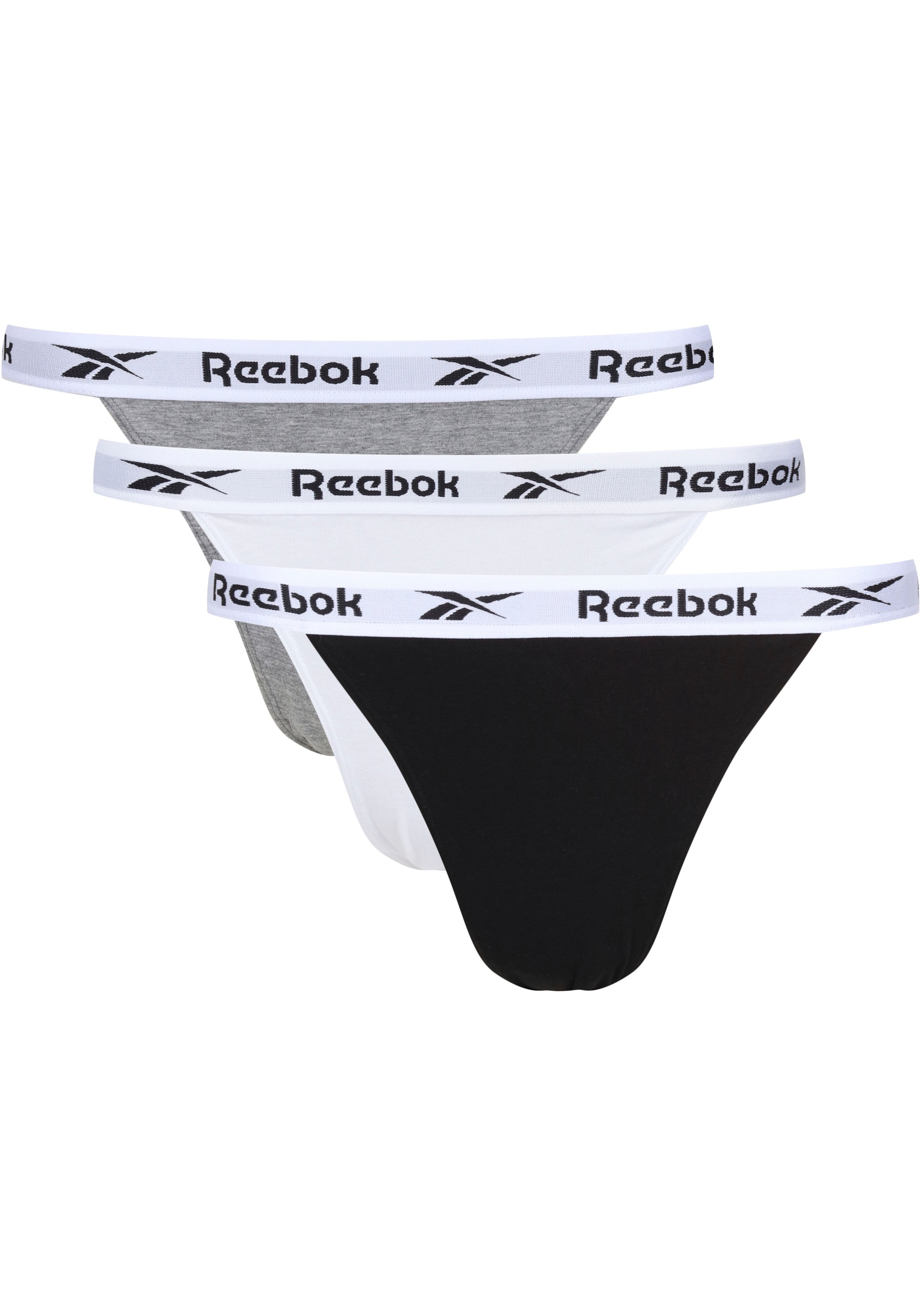 Reebok Tanga "Verena", (3er Pack), mit Logobund