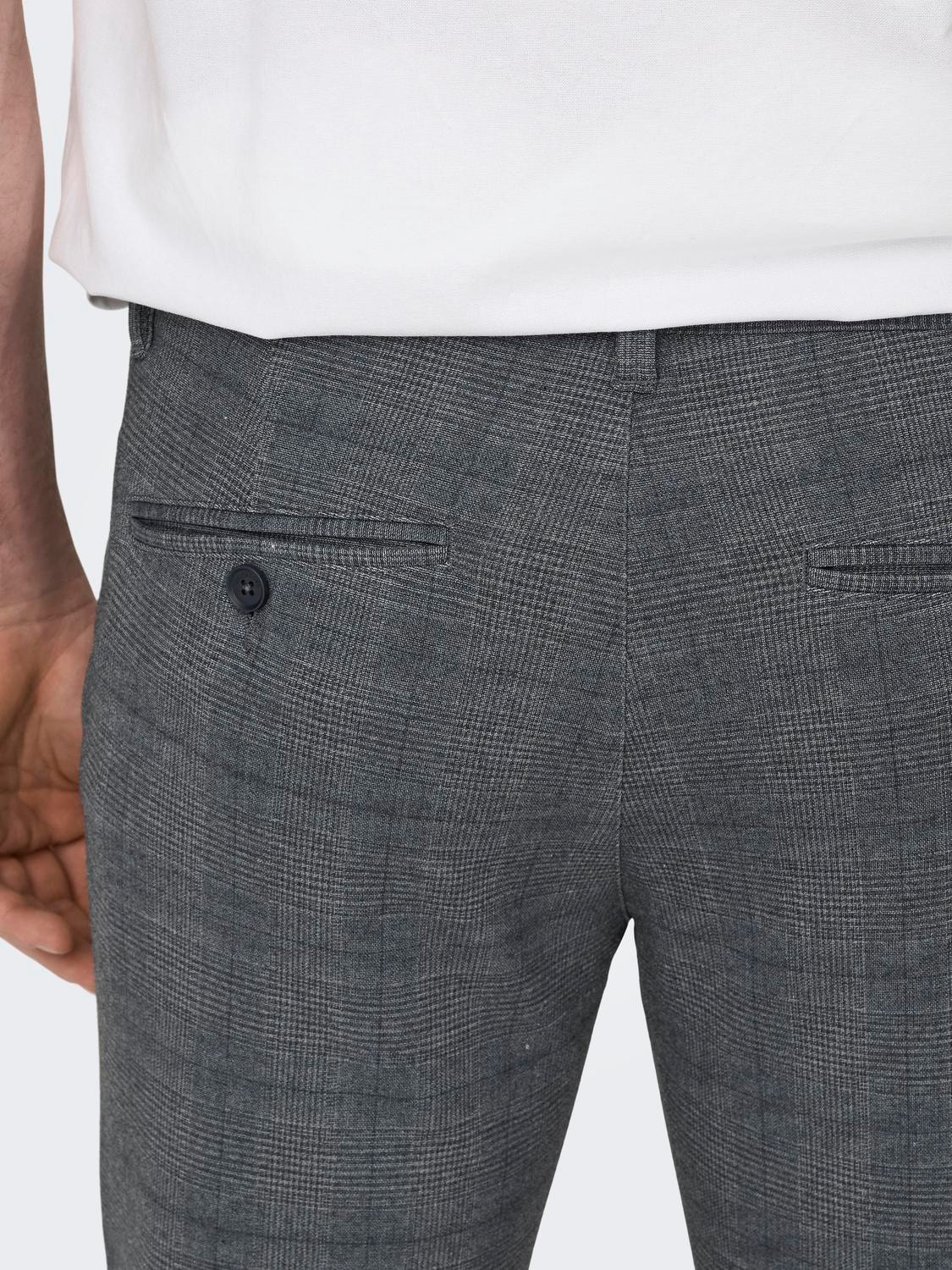 ONLY & SONS Chinohose »ONSMARK SLIM CHECK 020919 PANT NOOS«