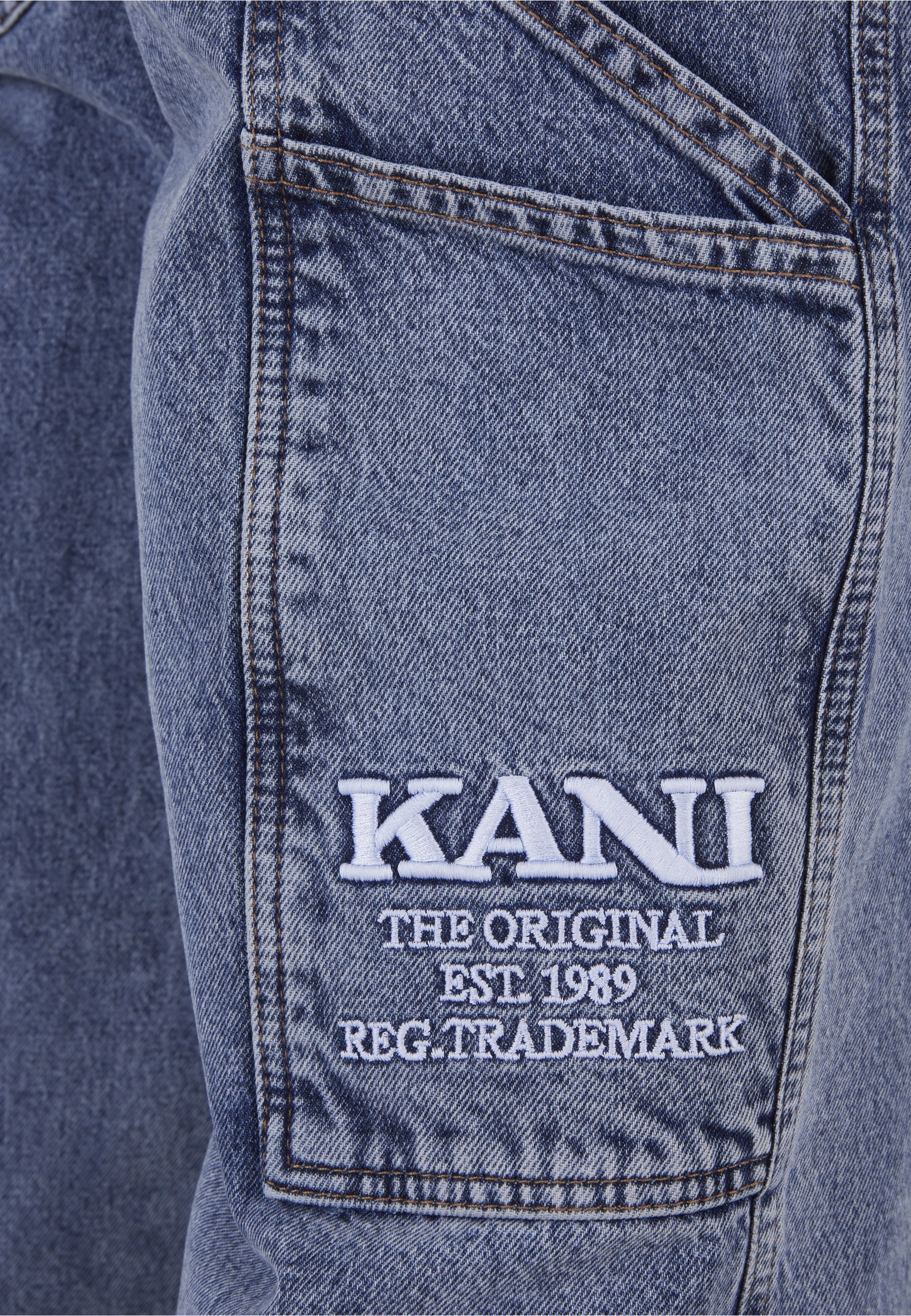 Karl Kani Bequeme Jeans »Karl Kani Herren KK Retro Baggy Workwear Denim«