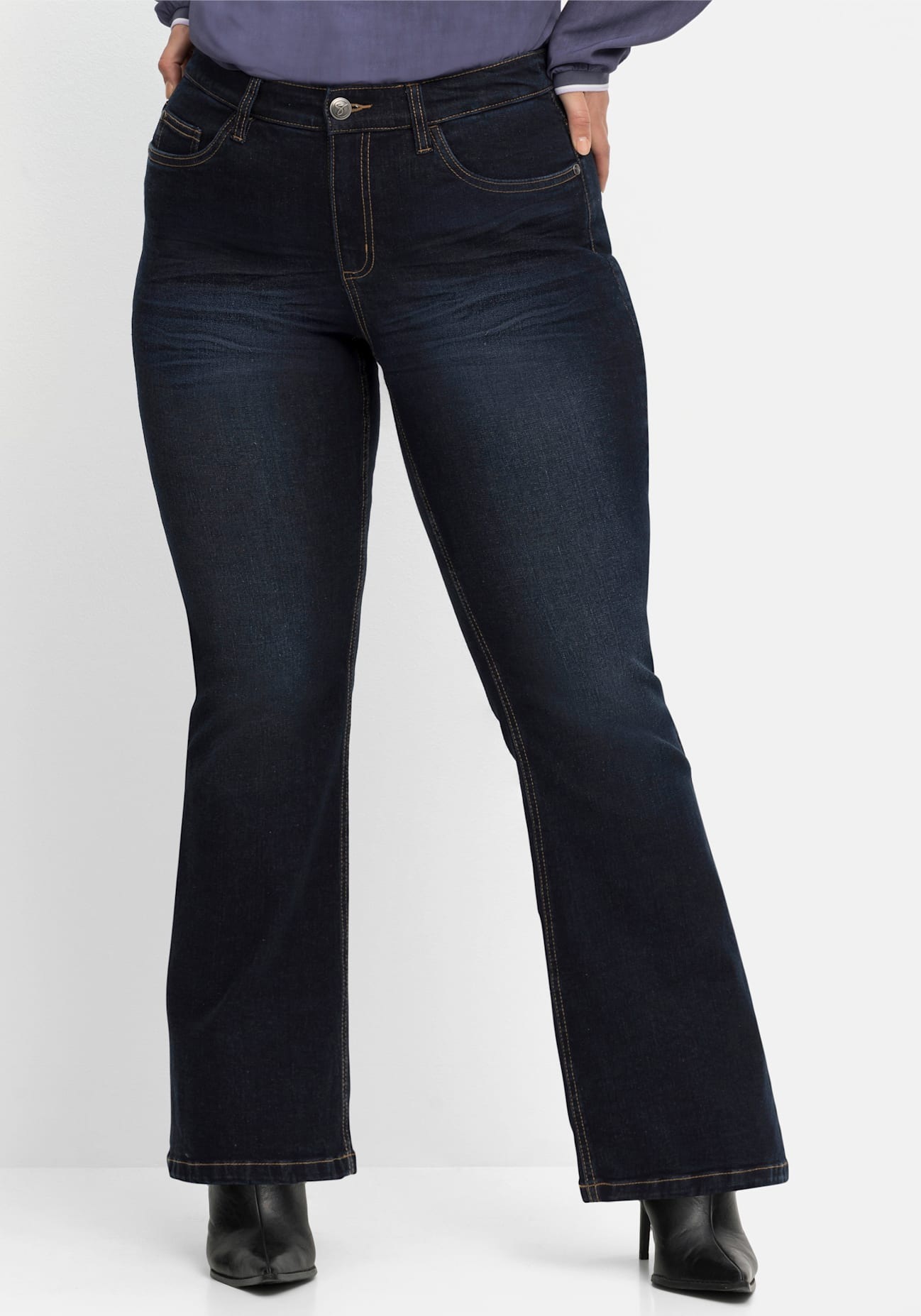 Sheego Bootcut-Jeans, (1 tlg.) günstig online kaufen