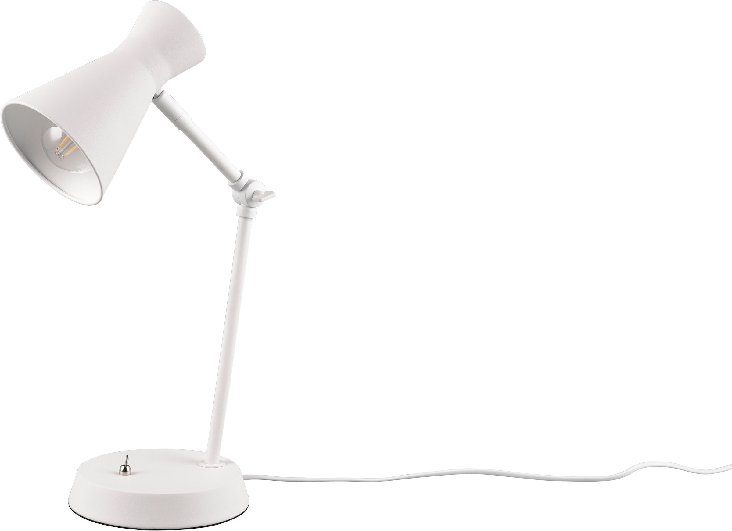 TRIO Leuchten Schreibtischlampe »Enzo«, 1 (10W), Kippschalter, Leuchtmittel exkl verstellbar mit BAUR E27 flammig-flammig, | Tischlampe