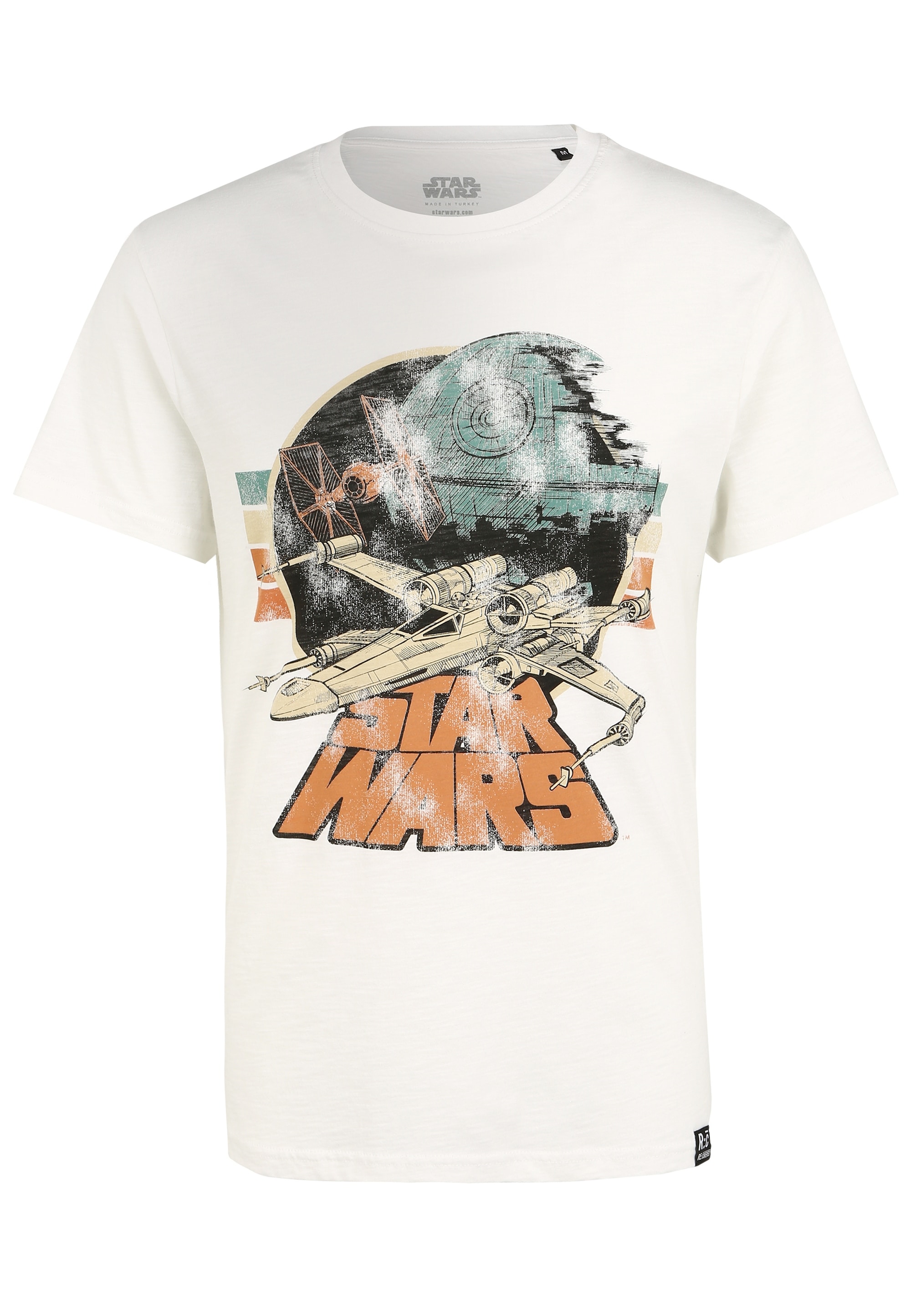 Recovered T-Shirt »Star Wars Empire Strikes Back Retro X-Wing«, im zeitlosen Design