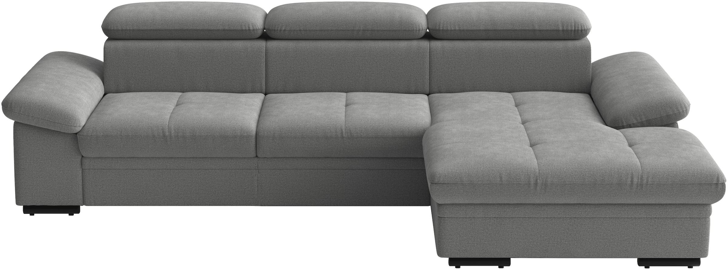 sit&more Ecksofa "Viola L-Form, B: 260 cm, Arm- & Kopfteilverstellung" optional Schlaffunktion,inkl Armteil- & Kopfteilverstellung