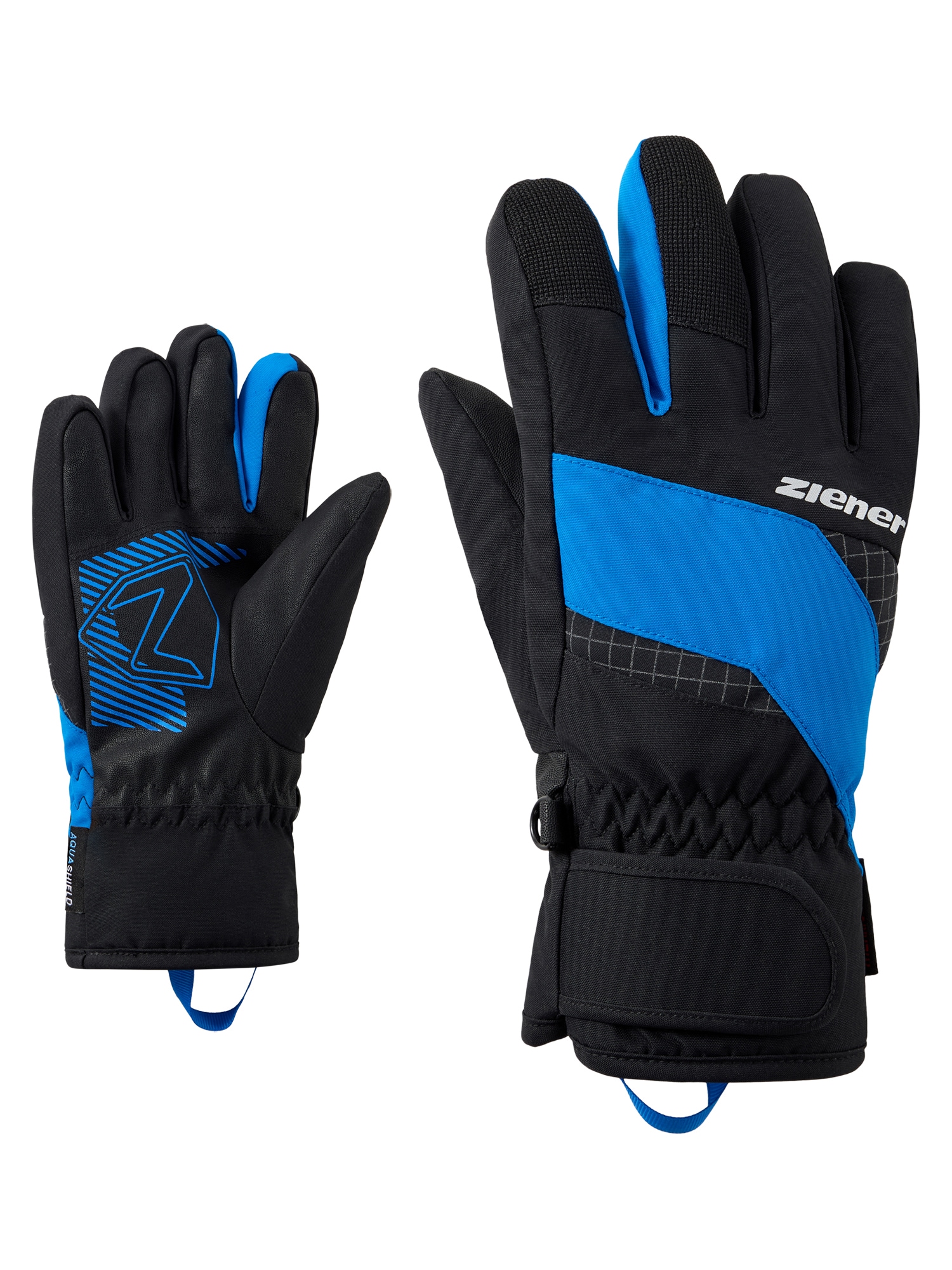 Ziener Skihandschuhe "LUUKI-Z AQUASHIELD JUNIOR" wasserdicht, winddicht, atmungsaktiv, warmes Fleece Futter