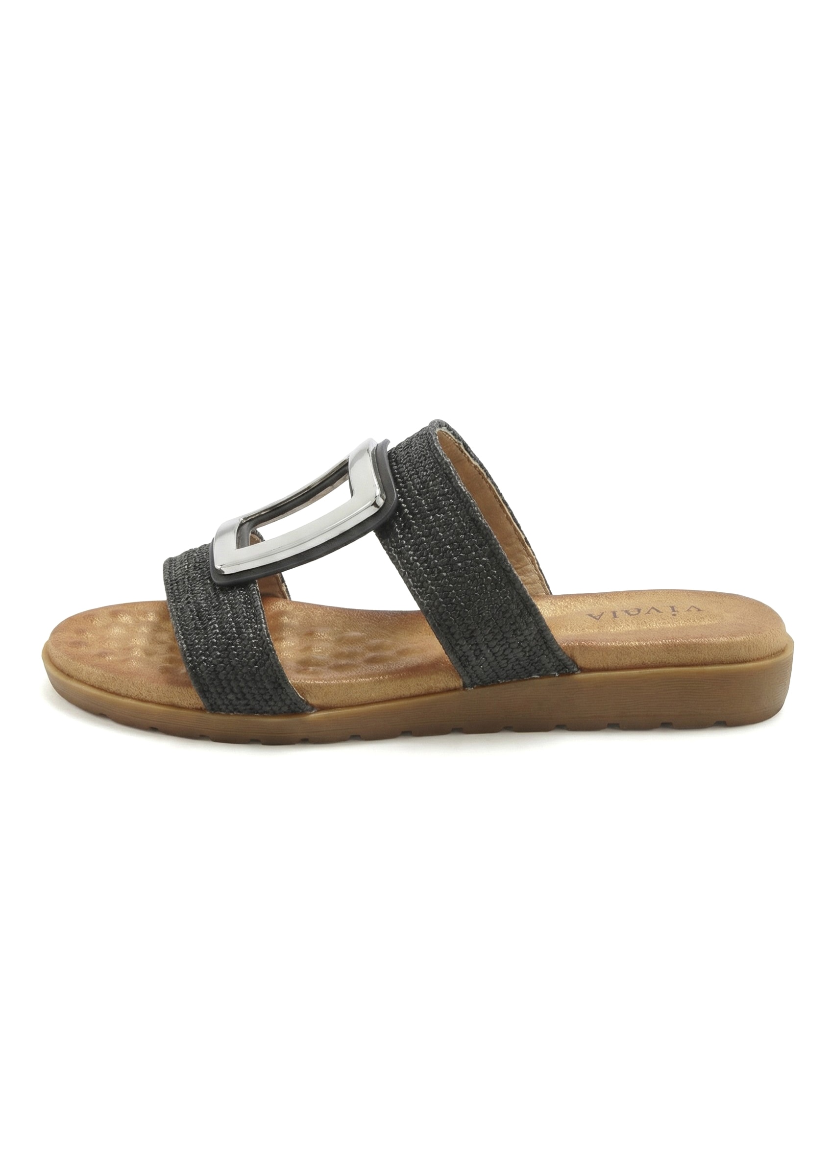 Vivance Pantolette »Sandale, Sommerschuh, offener Schuh, Mule,«  NEU mit modischem Schmuckelement und softer Innensohle