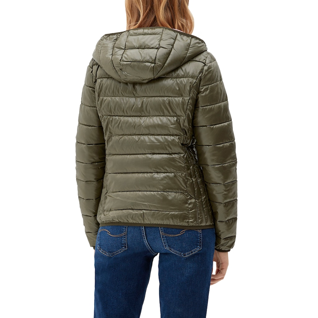 QS Steppjacke, mit Kapuze