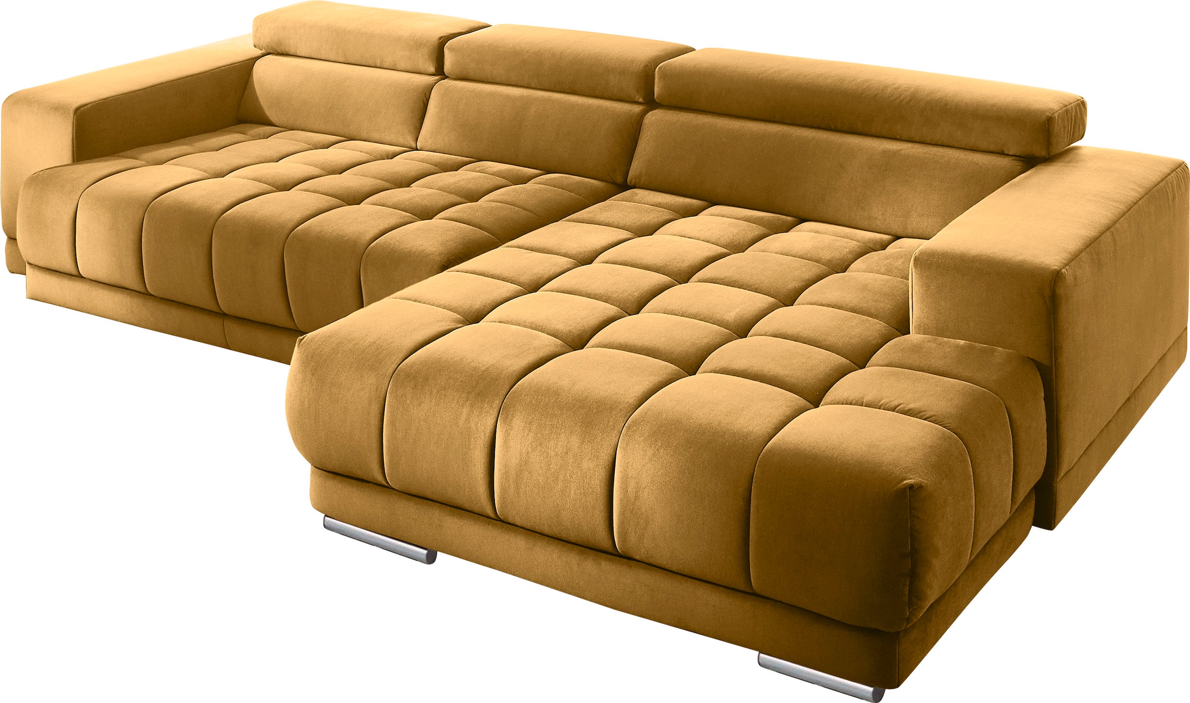 Die PlanBar Ecksofa »MP-IN15053 L-Form«, mit Kopfteilverstellung, wahlweise mit manueller Vorziehbank