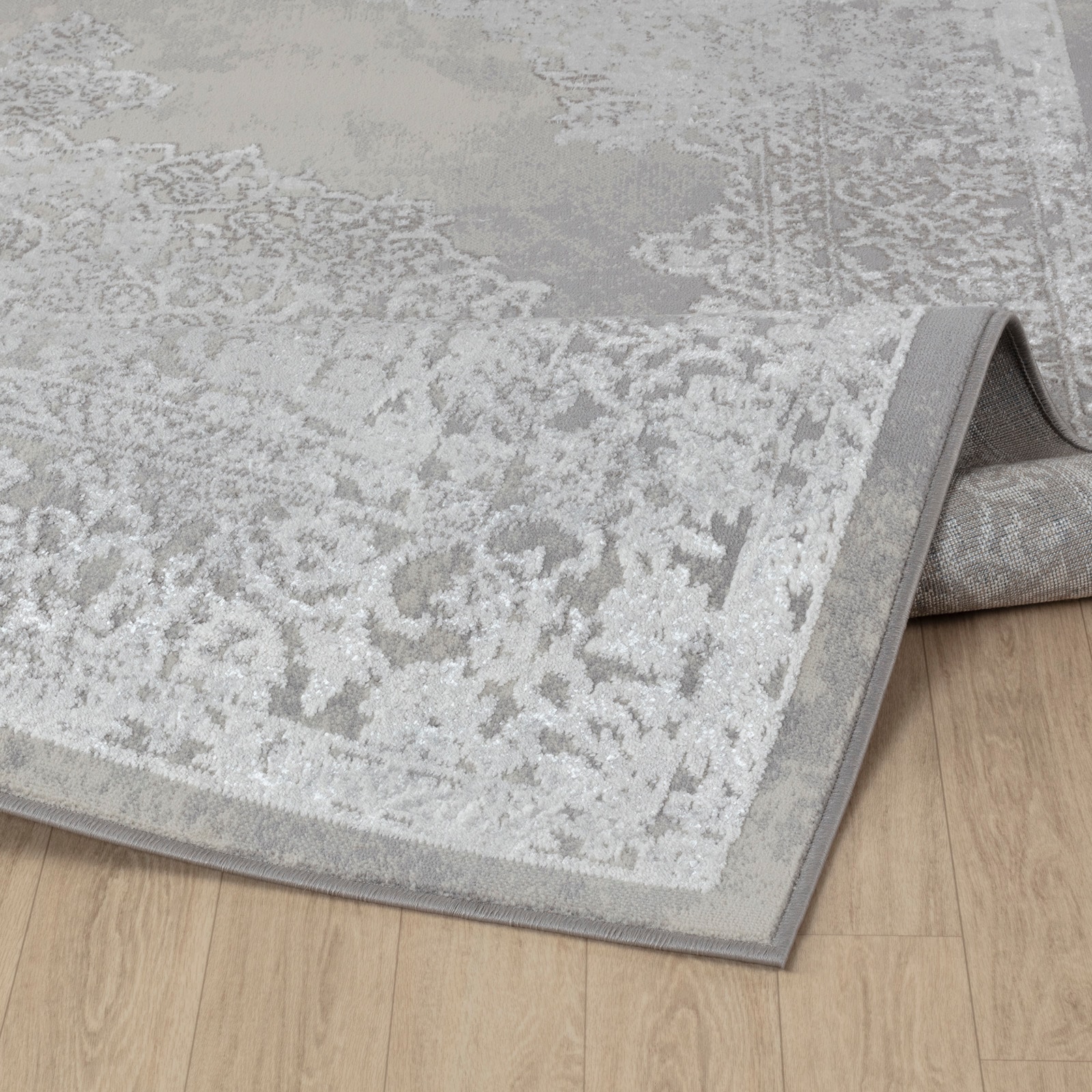 Livabliss Teppich »LOCKPORT« rechteckig 10 mm Höhe Kurzflor Orientteppich, Wohnzimmer, Schlafzimmer, Beige