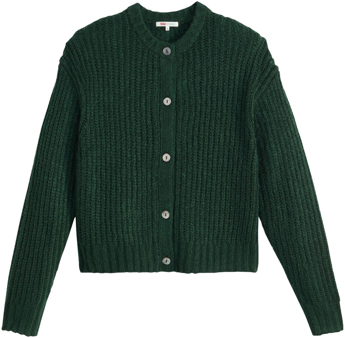 Levi's® Strickjacke, Wärmender, pflegeleichter Materialmix