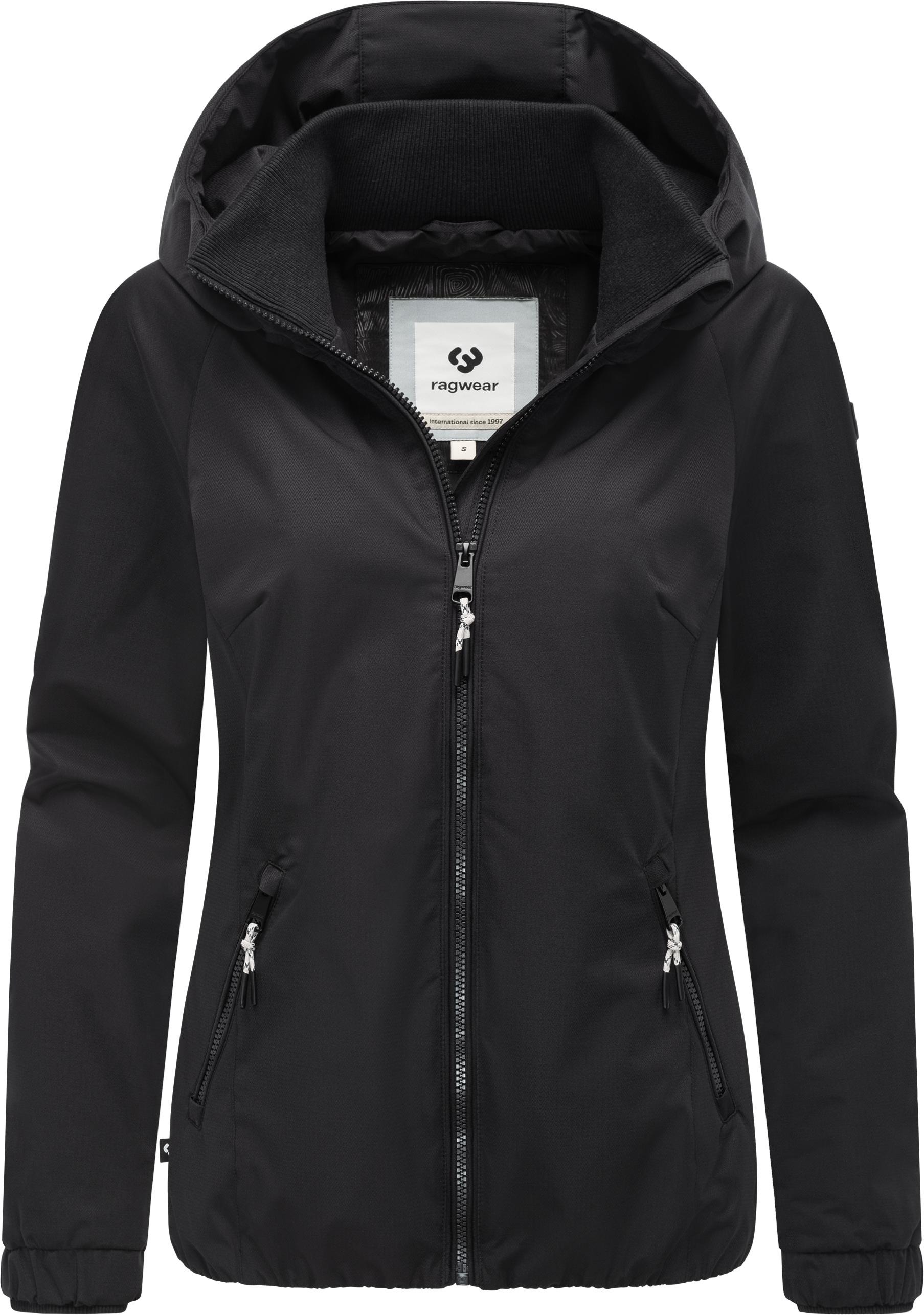 Ragwear Outdoorjacke »Dizzie Tech«, mit Kapuze, Wasserdichte Damen Übergangsjacke mit großer Kapuze