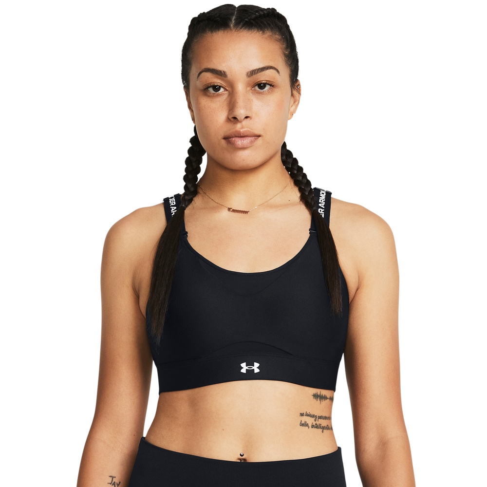 Under Armour Sport-BH "UA INFINITY HIGH 2.0 BRA" mit Netzstoff-Einsatz auf der Vorderseite, atmungsaktiv