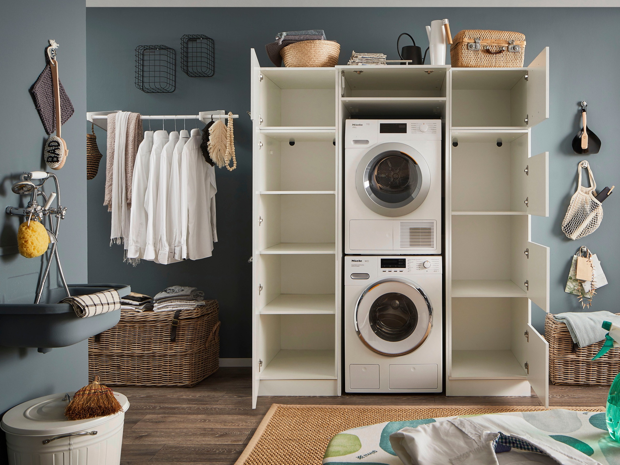 Laundreezy Mehrzweckschrank-Set LAUNDREEZY LDLK3, Breite 167,5 günstig online kaufen