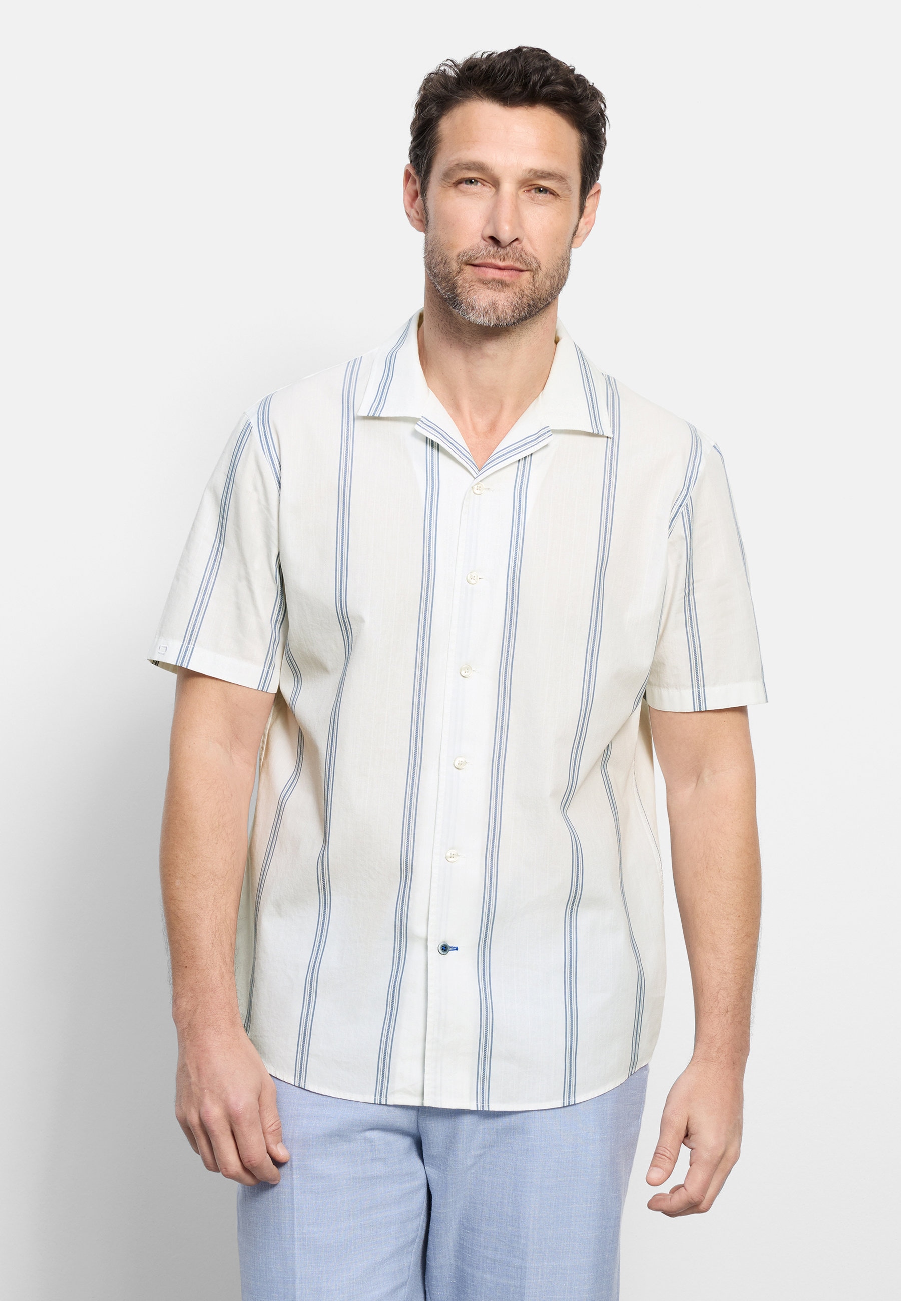 OLYMP Kurzarmhemd "OLYMP Casual, regular fit, Reverskragen" günstig online kaufen