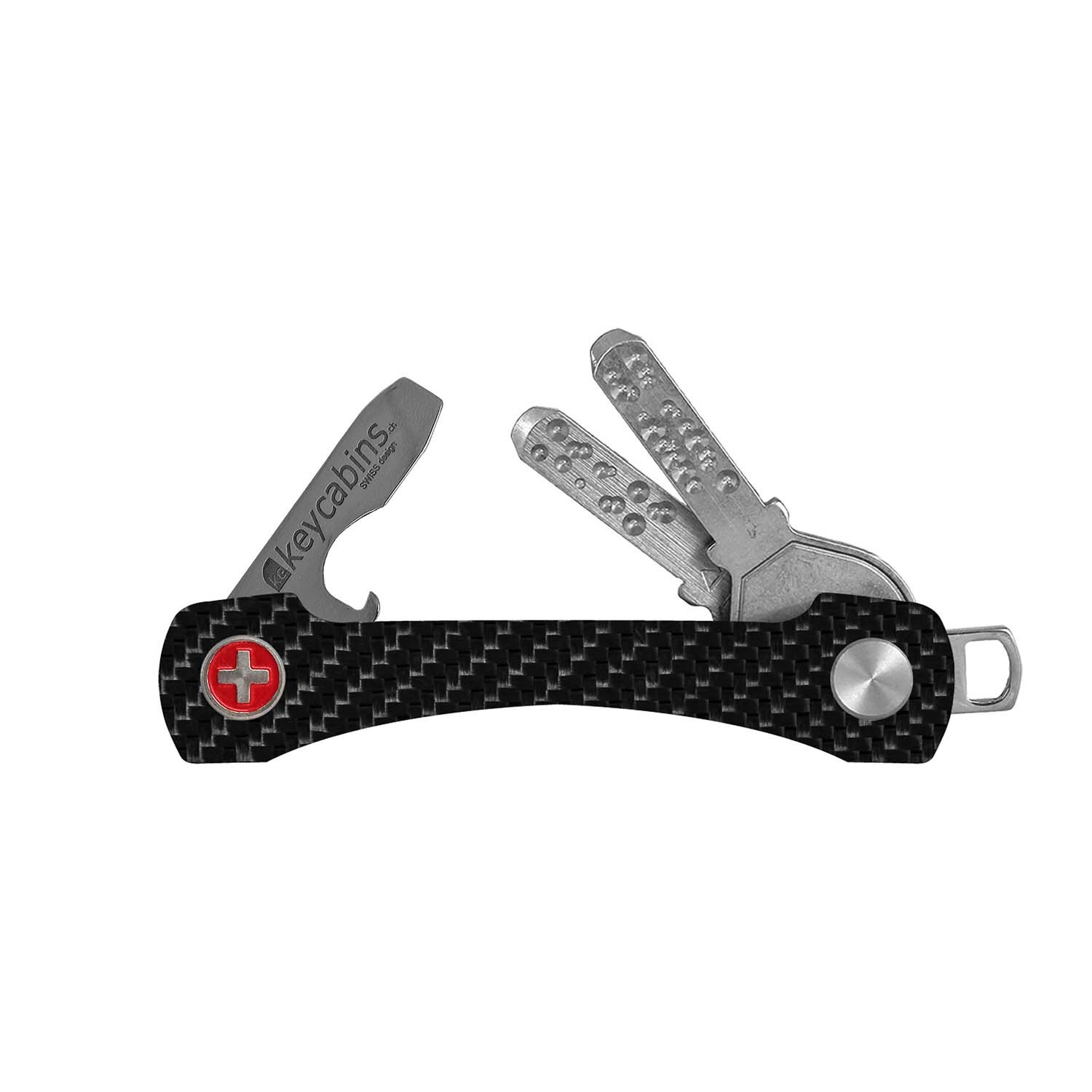 keycabins Schlüsselanhänger »Carbon S2«, SWISS Made