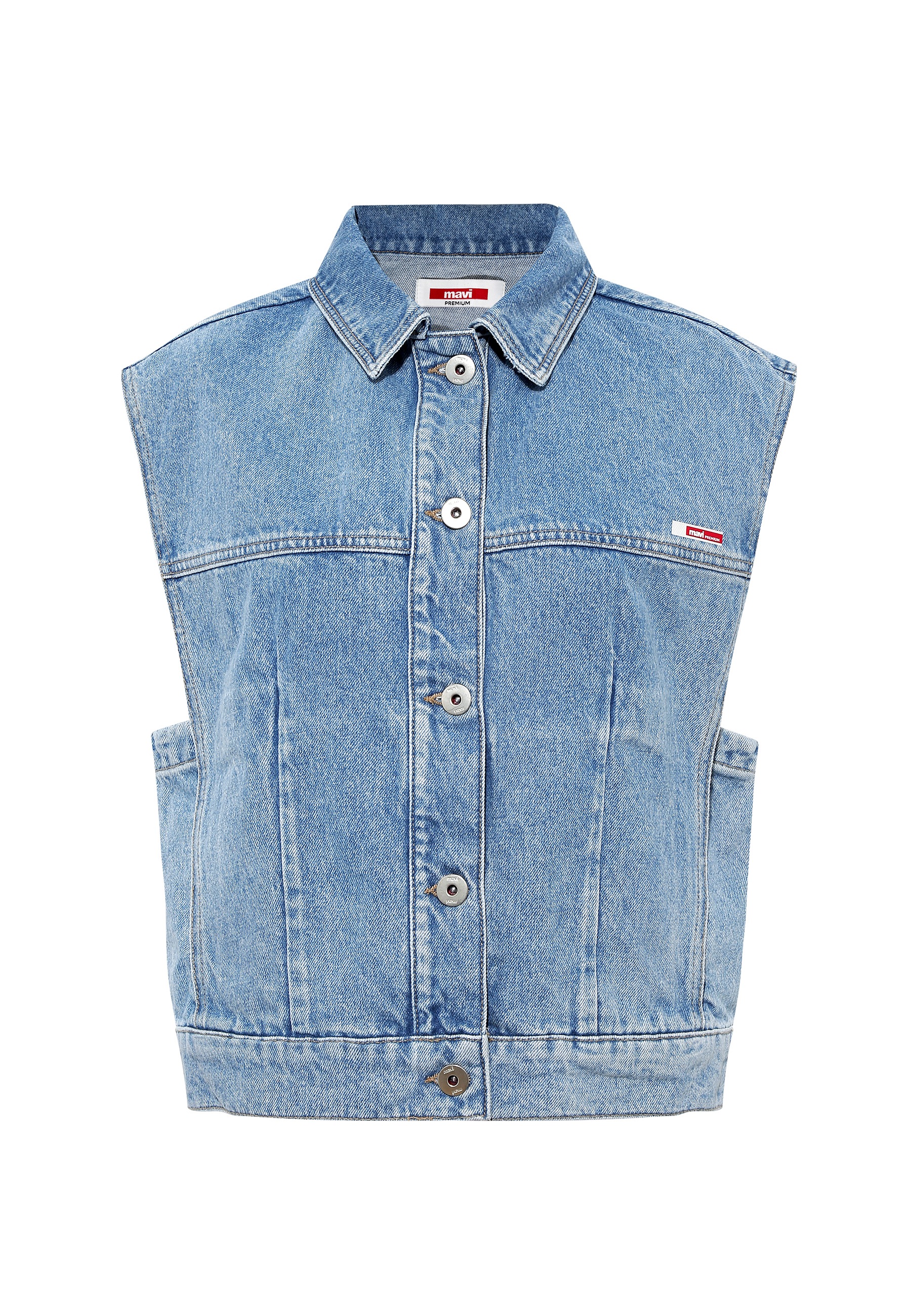 Mavi Jeansjacke »KITA«, Boxy Denim Vest