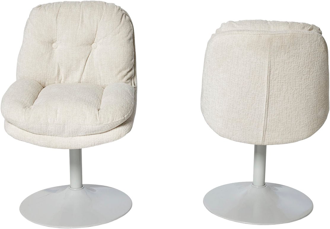 Jahnke Schalenstuhl »KISS TWIST DUO« () 2er Set, drehbar, gepolstert, Metallgestell, B:50,5xT:62xH:80 cm