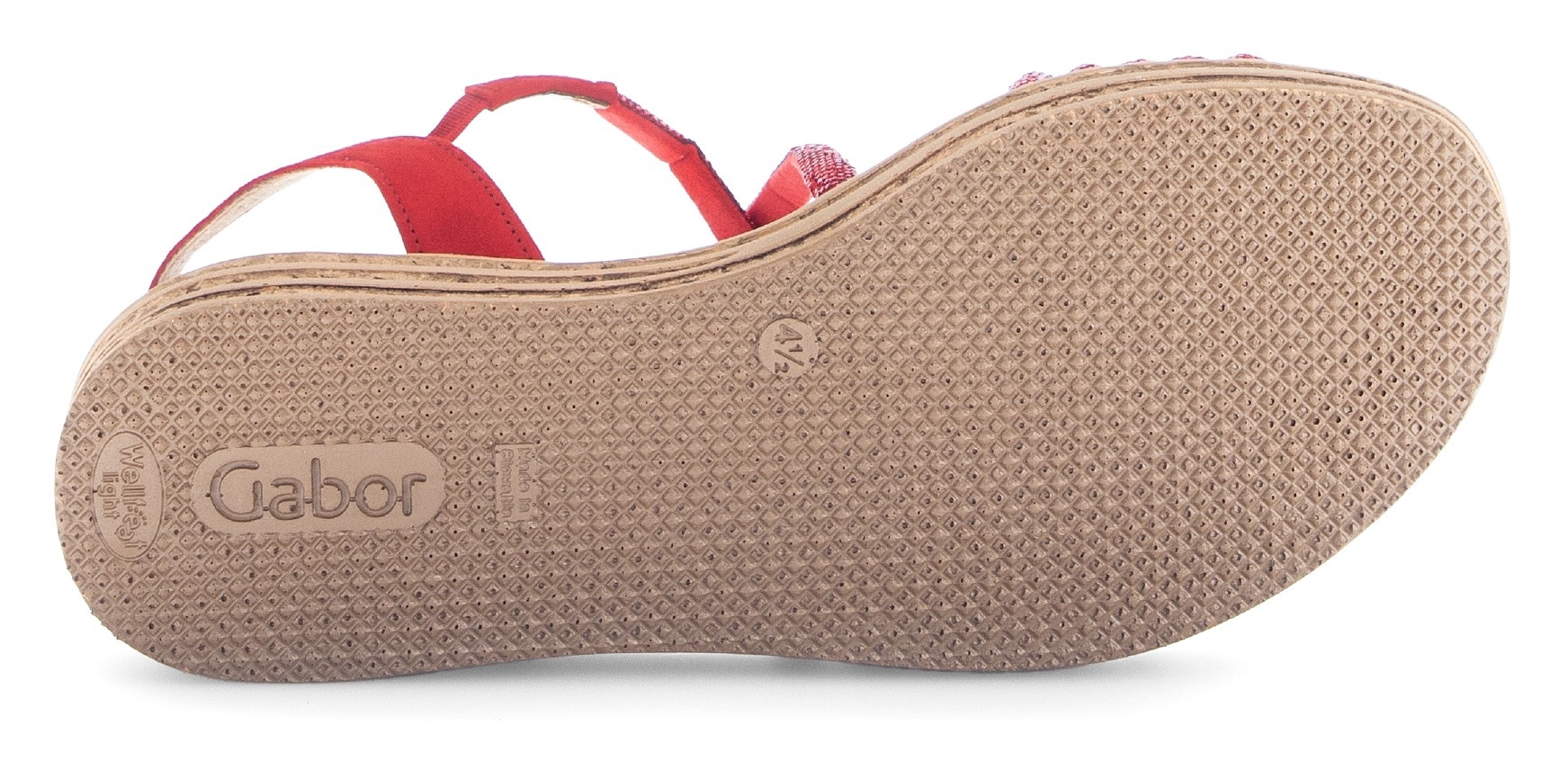 Thumbnail - Gabor Keilsandalette, Plateau, Sommerschuh, Riemchensandale in funkelnder Optik