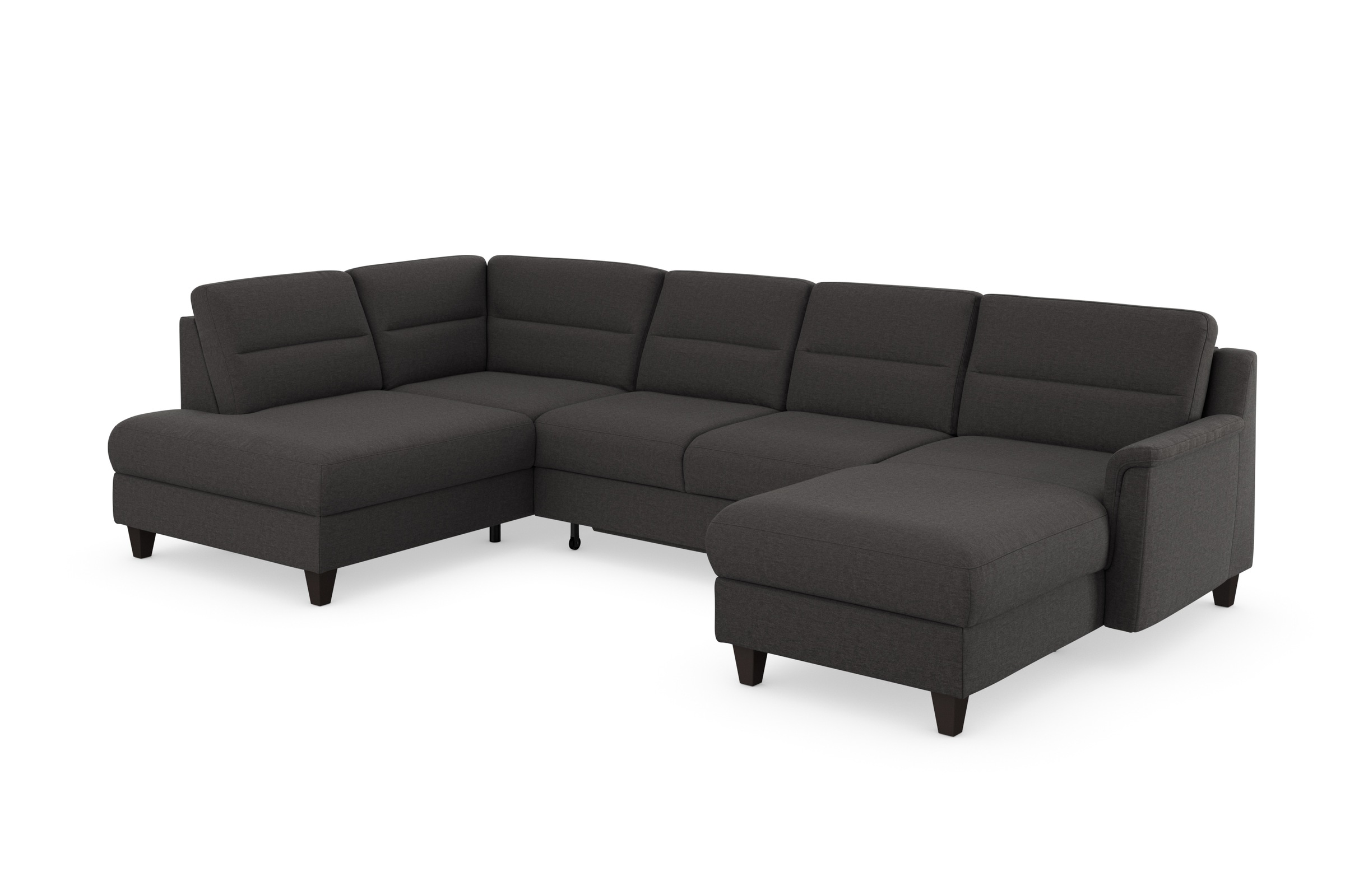 sit&more Wohnlandschaft »Farö U-Form«, inklusive Federkern, wahlweise mit Bettfunktion und Bettkasten