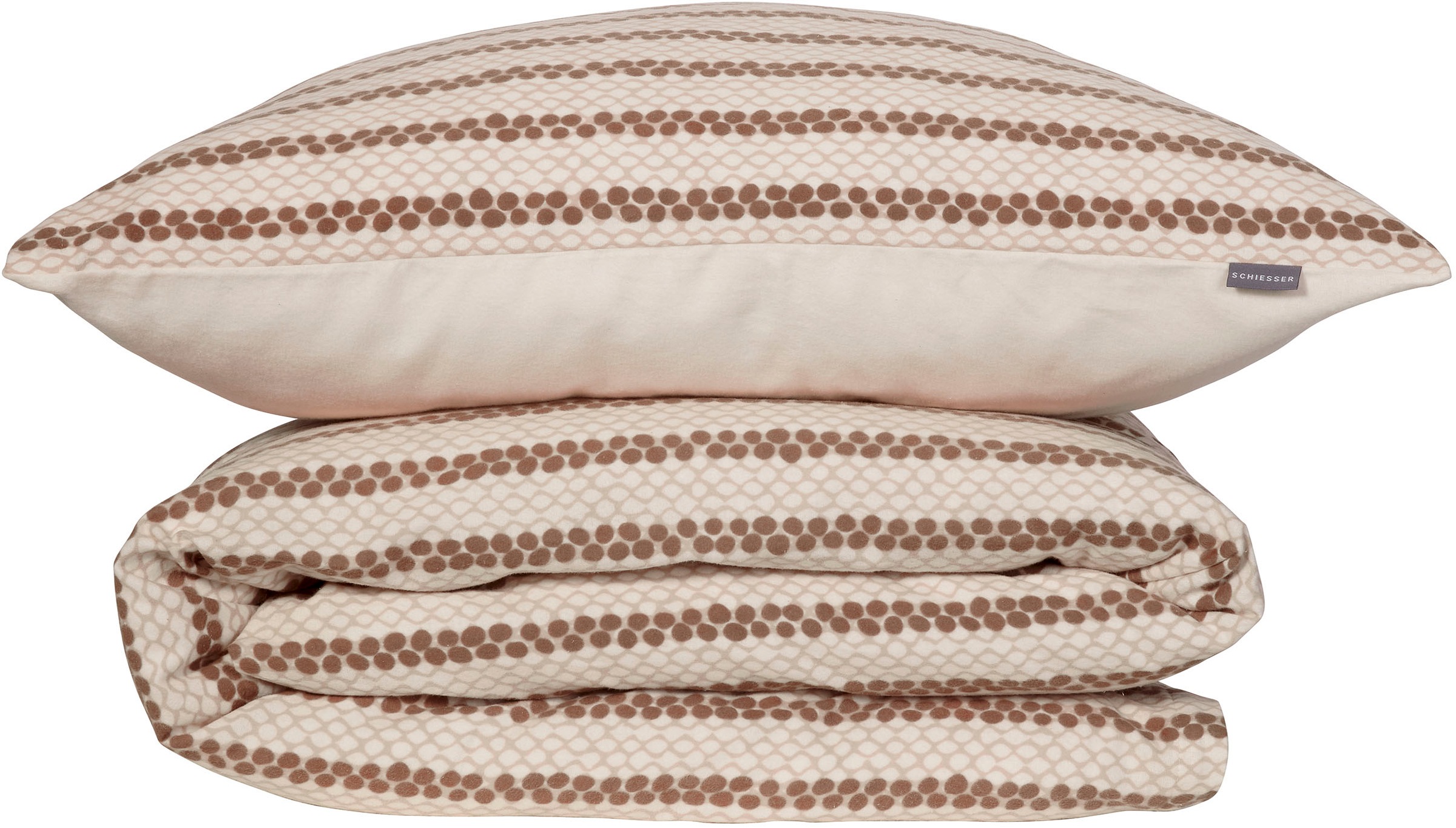 Thumbnail - Schiesser Wendebettwäsche "Gwen aus weicher Baumwolle mit Streifen" 2 Stk. tlg. Made in Green