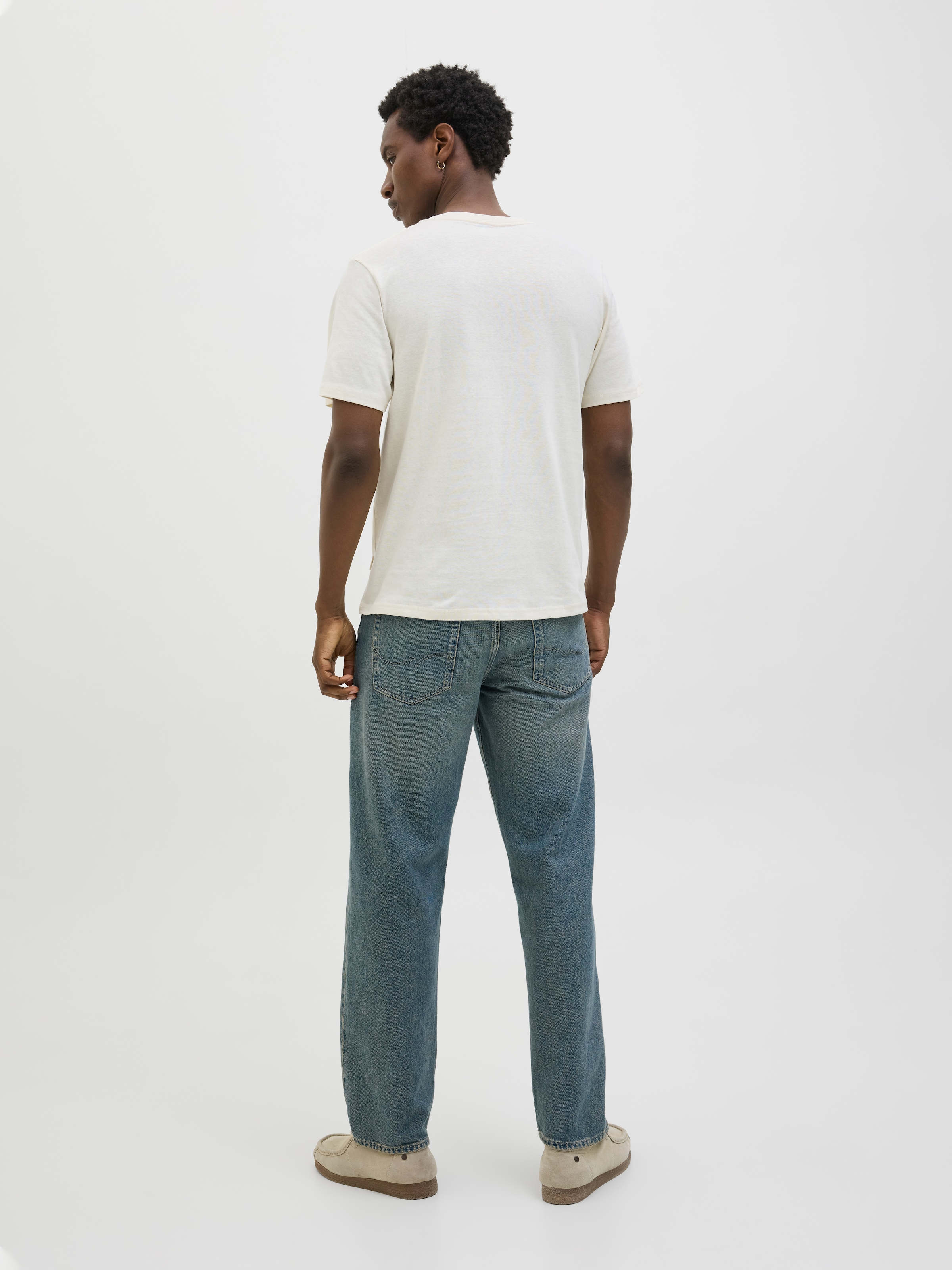Jack & Jones T-Shirt »JORALMERIA BOLD BRANDING TEE SS CN«, mit Logo Druck