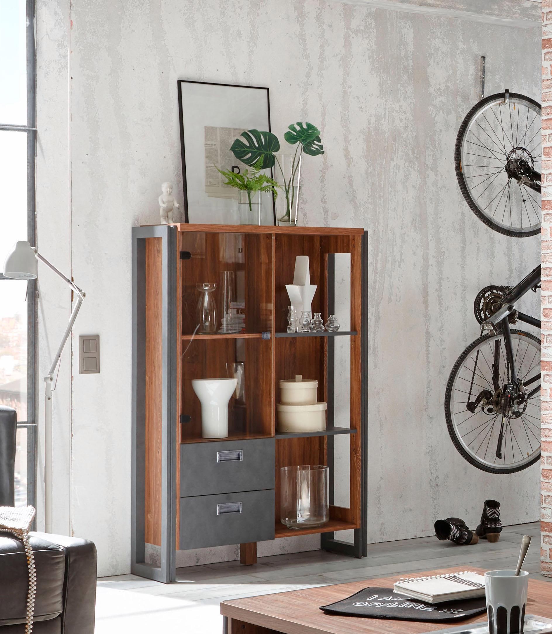 Home affaire Highboard »Detroit«, Höhe ca. 140 cm